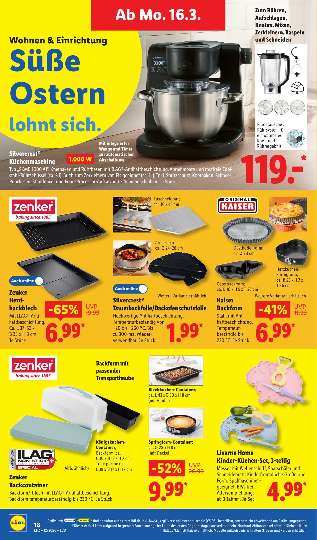 Prospekt Lidl 16.03.2026 - 21.03.2026