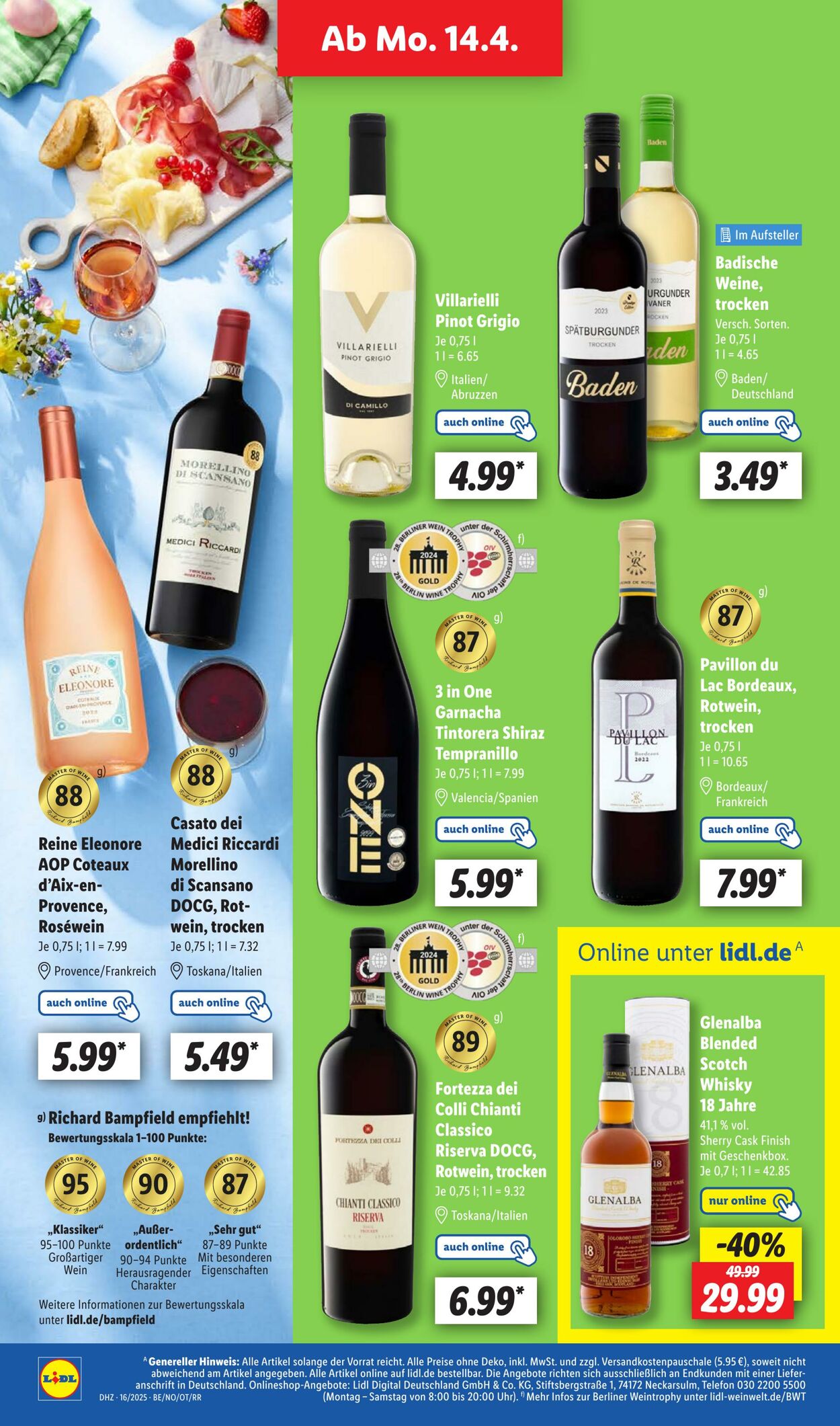 Prospekt Lidl 14.04.2025 - 19.04.2025