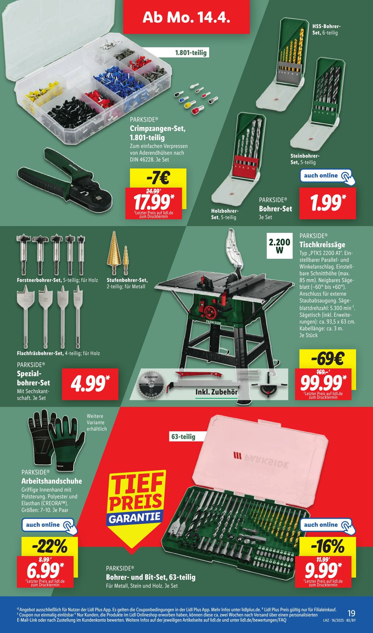 Prospekt Lidl 14.04.2025 - 19.04.2025