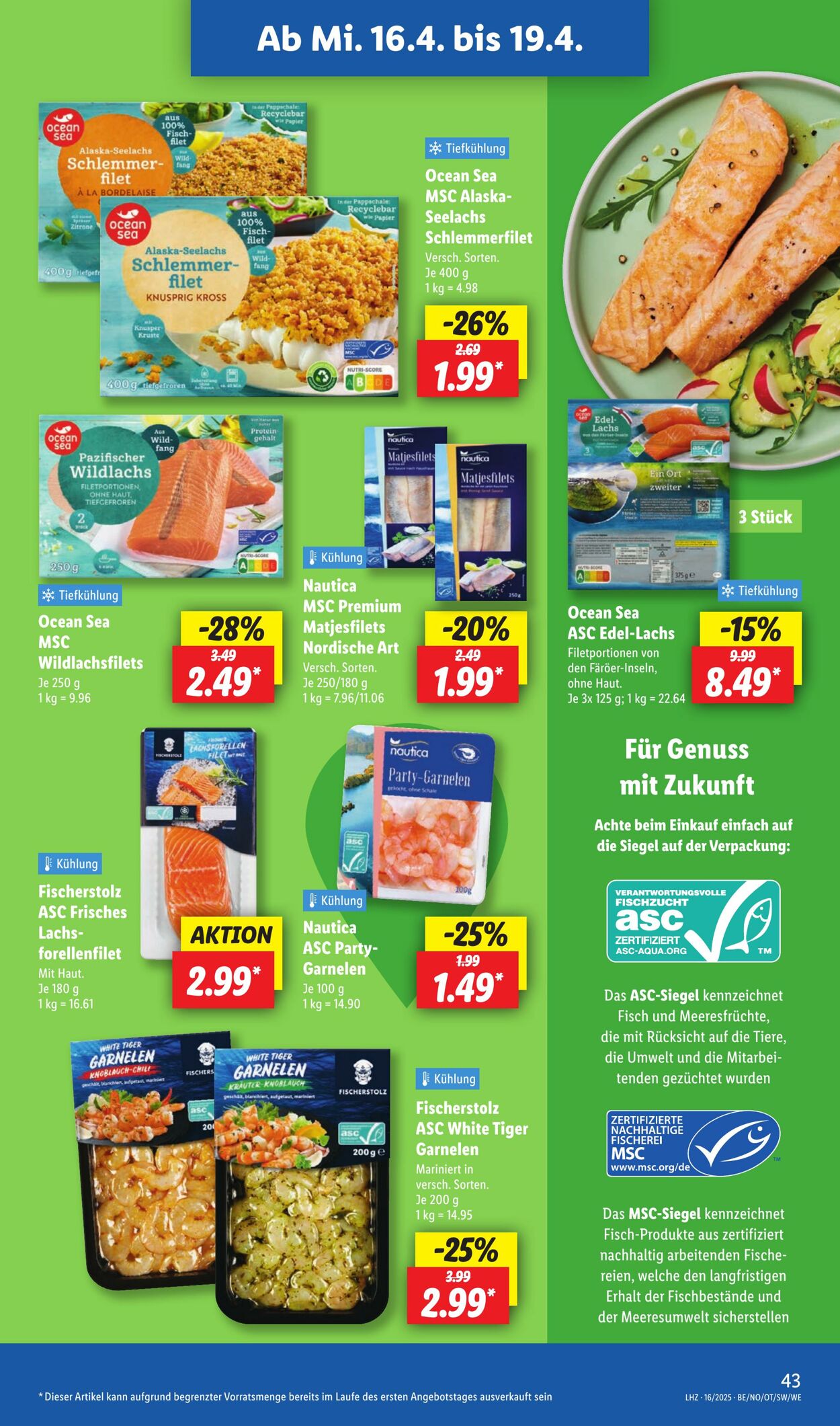 Prospekt Lidl 14.04.2025 - 19.04.2025