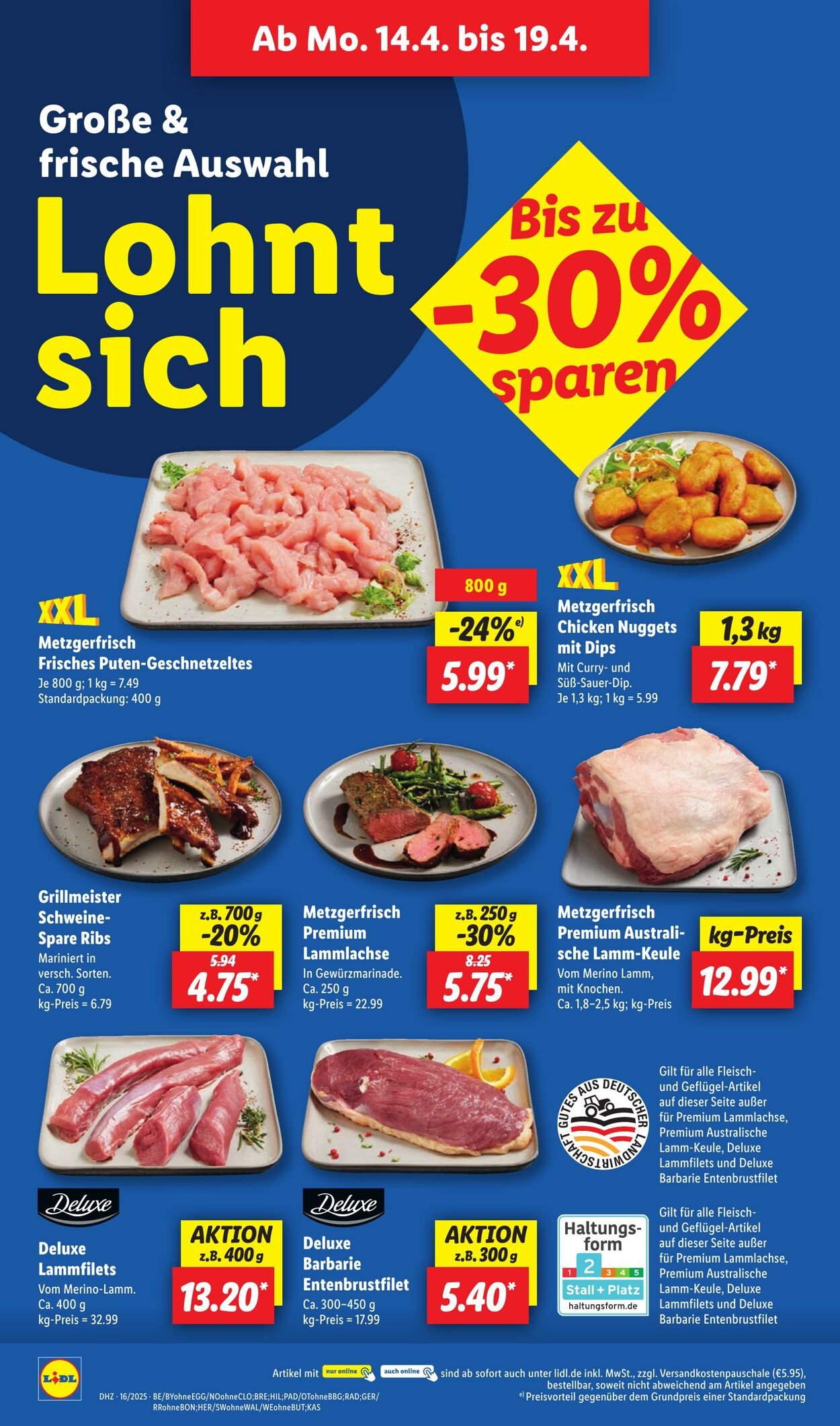 Prospekt Lidl 14.04.2025 - 19.04.2025