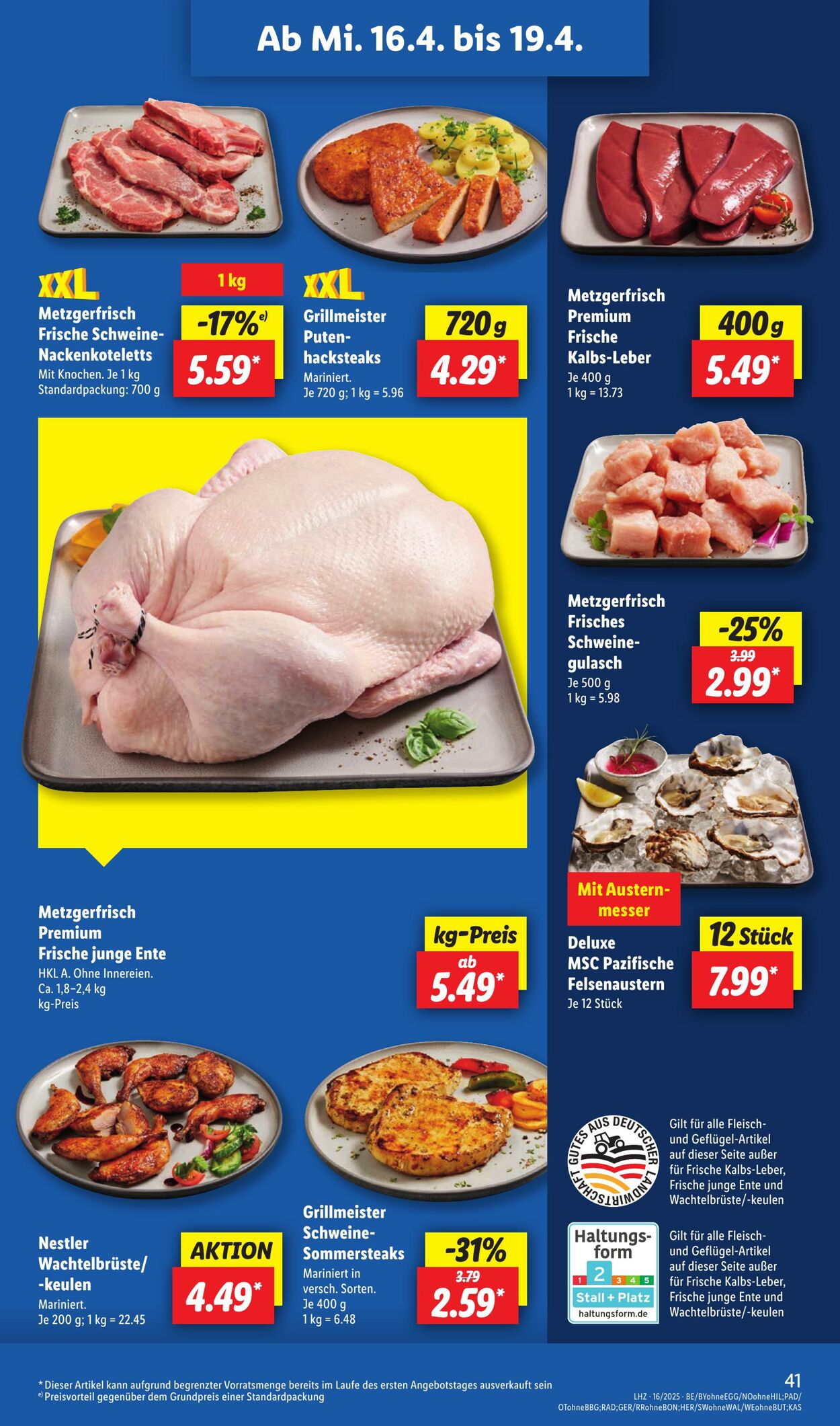 Prospekt Lidl 14.04.2025 - 19.04.2025