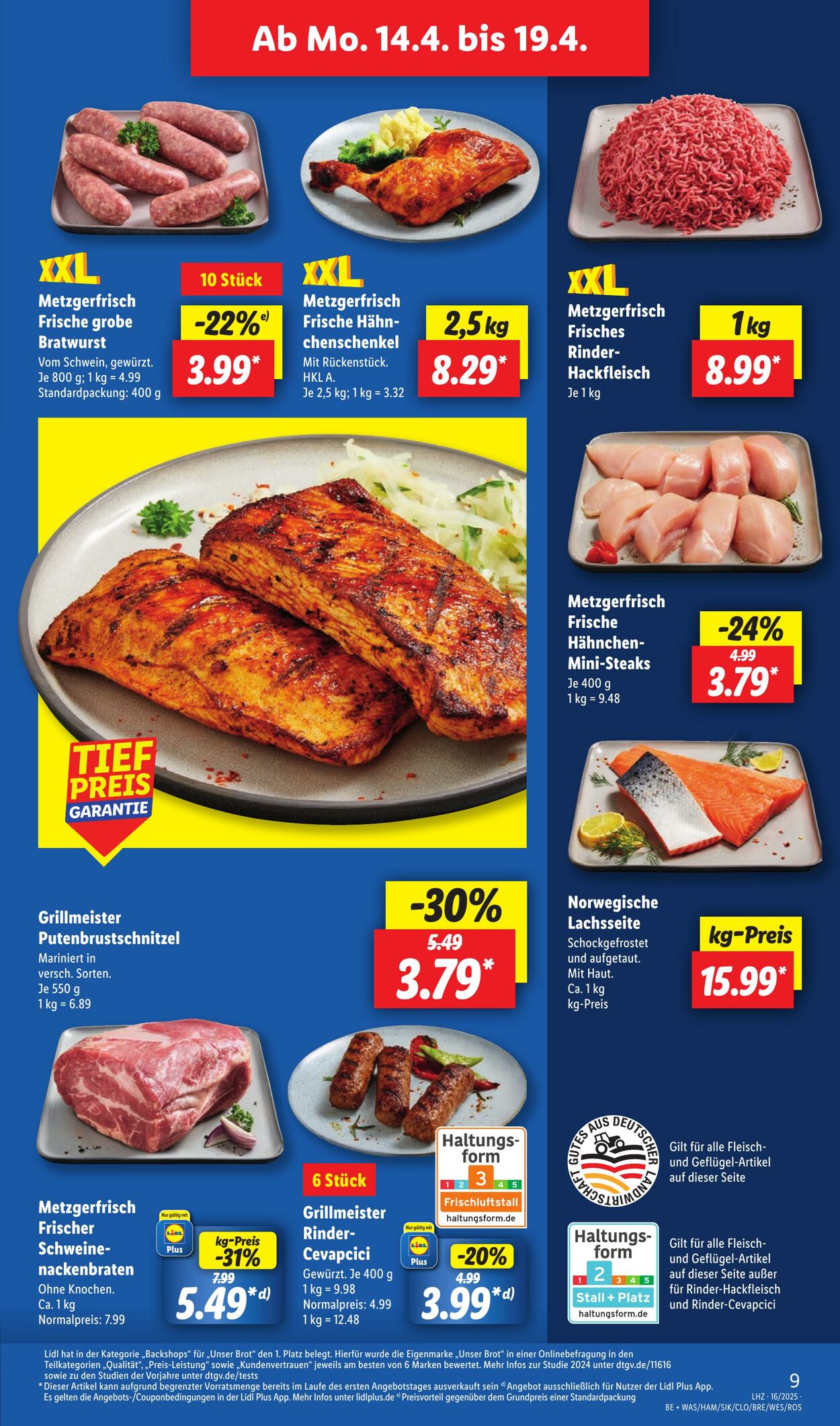 Prospekt Lidl 14.04.2025 - 19.04.2025