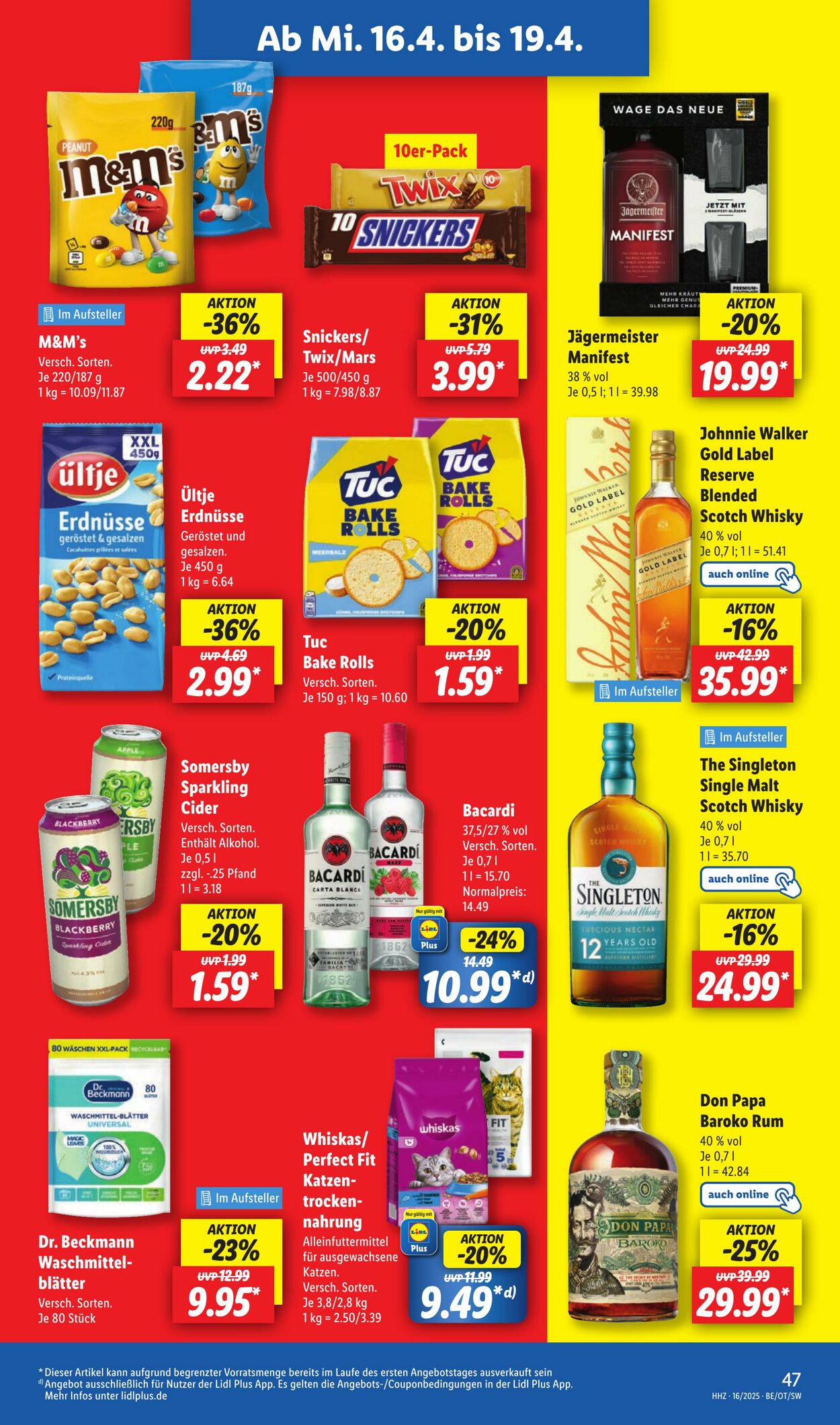 Prospekt Lidl 14.04.2025 - 19.04.2025