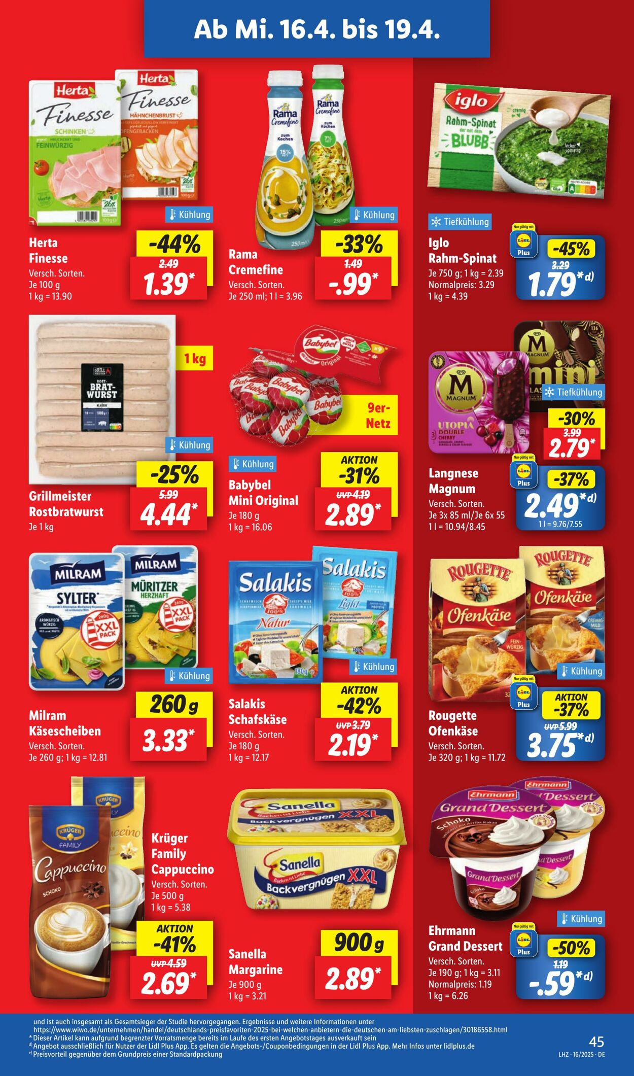 Prospekt Lidl 14.04.2025 - 19.04.2025