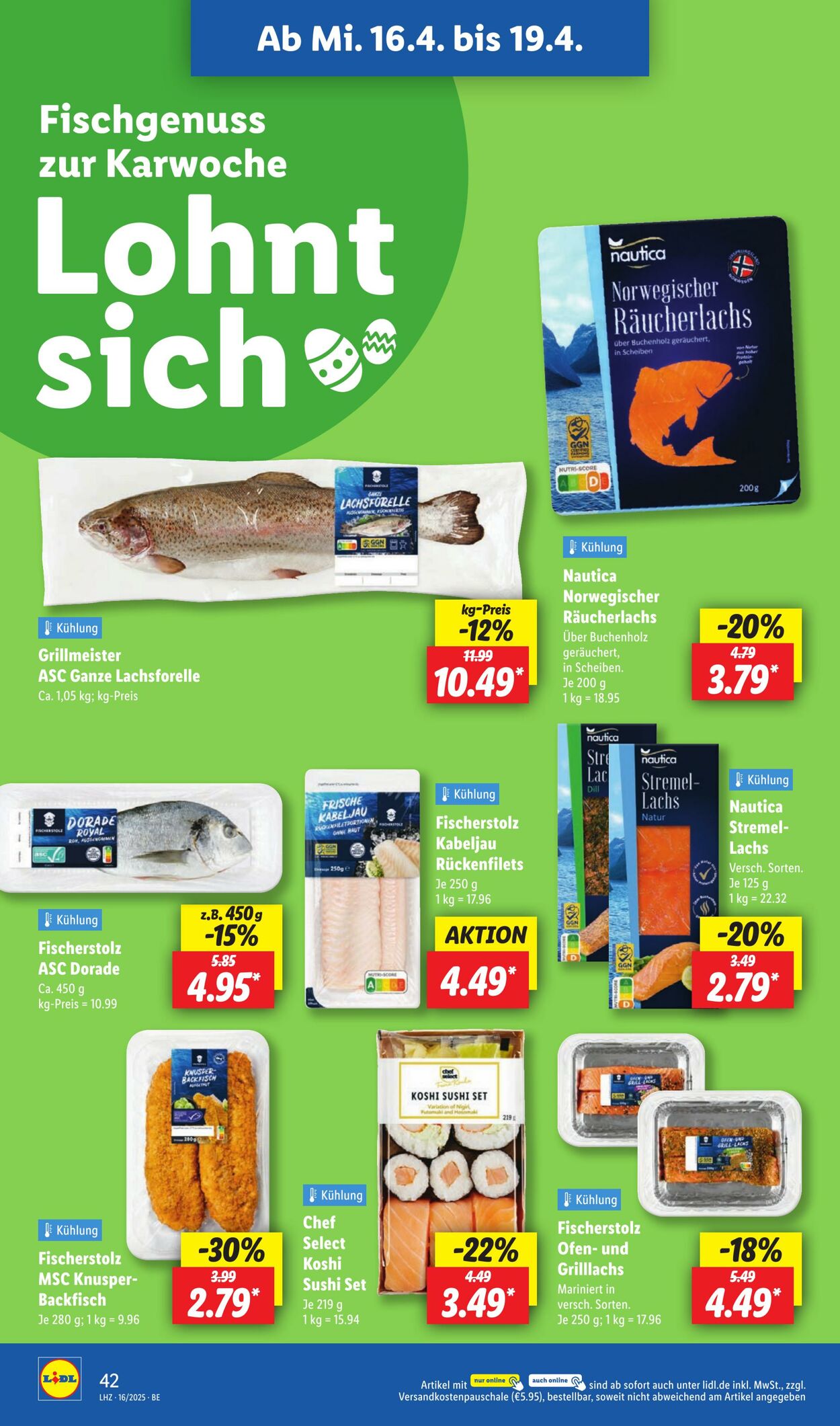 Prospekt Lidl 14.04.2025 - 19.04.2025