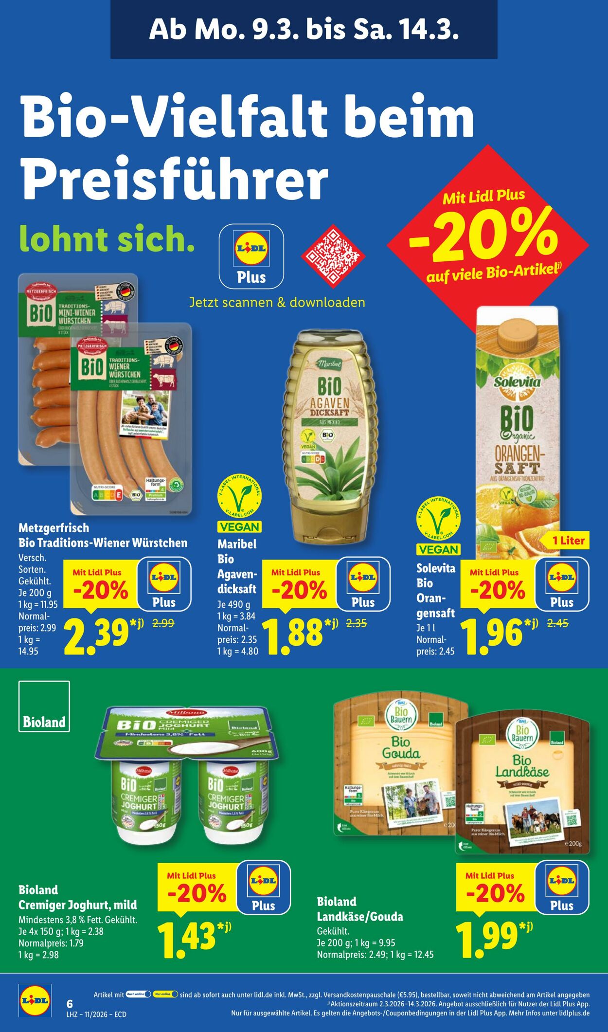 Prospekt Lidl 09.03.2026 - 14.03.2026