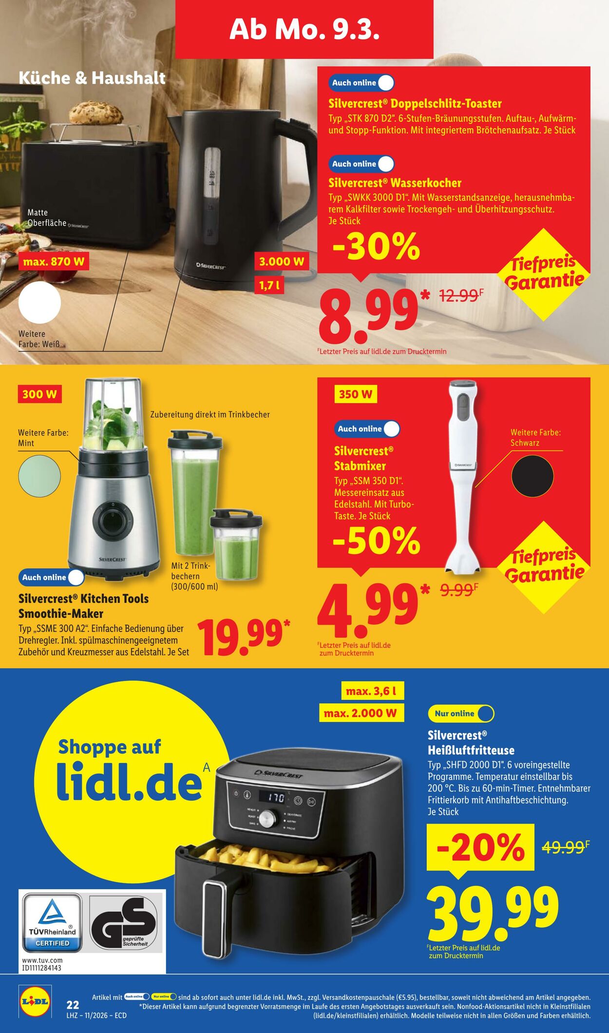 Prospekt Lidl 09.03.2026 - 14.03.2026