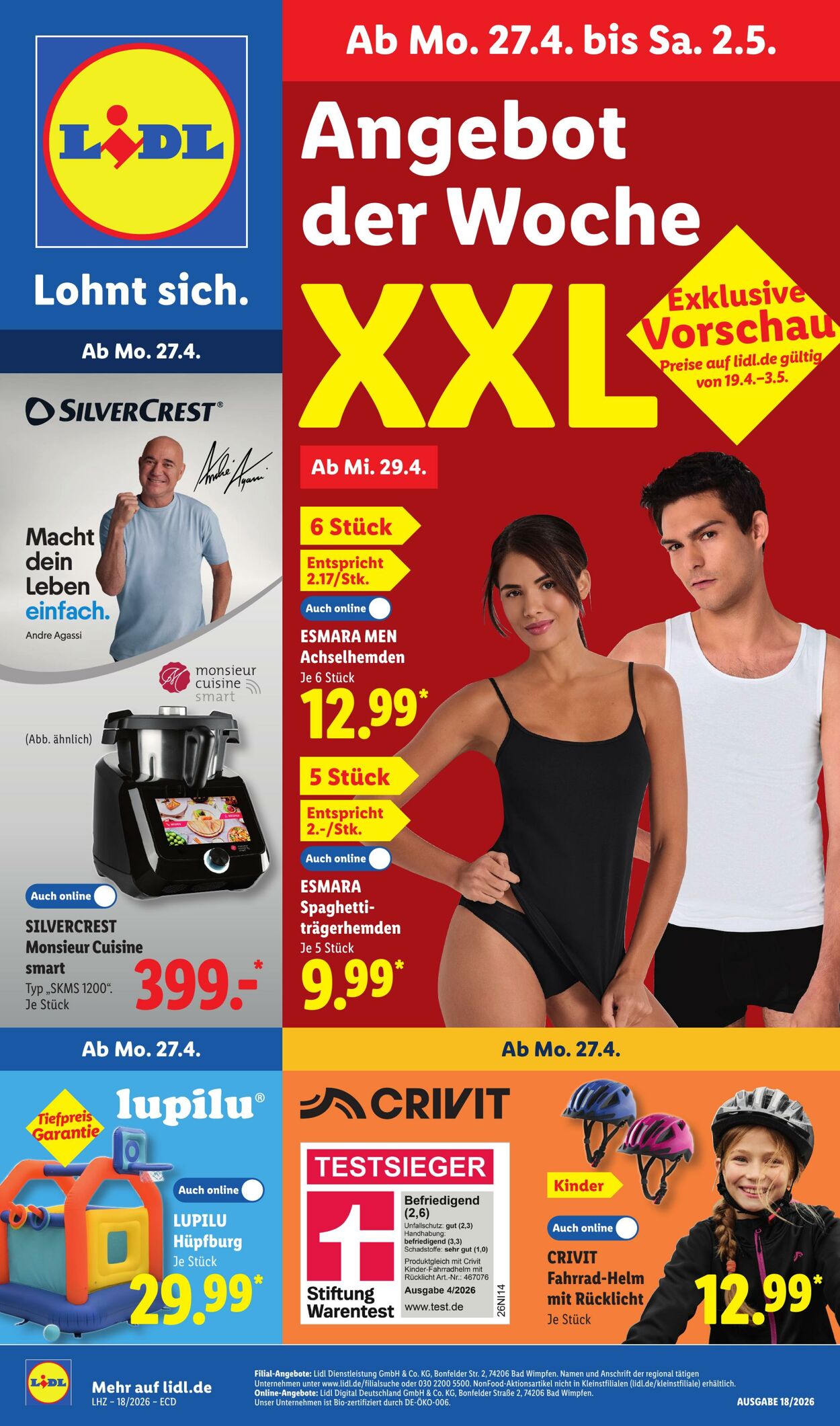 Prospekt Lidl - Aktionsprospekt 27 Apr, 2026 - 2 Mai, 2026