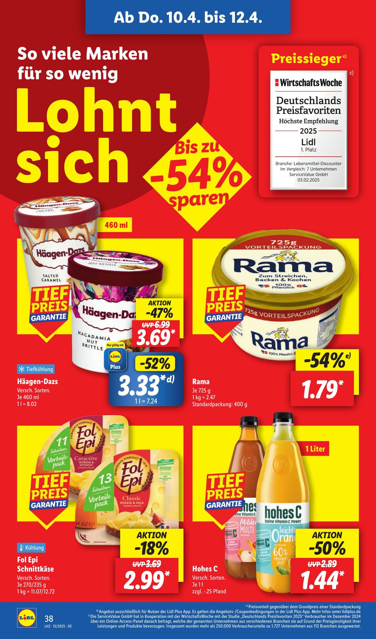 Prospekt Lidl 07.04.2025 - 12.04.2025