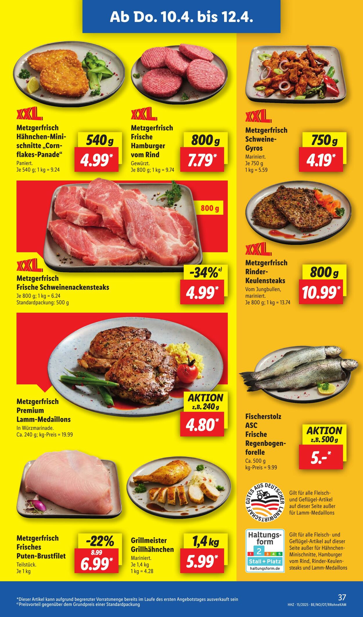 Prospekt Lidl 07.04.2025 - 12.04.2025