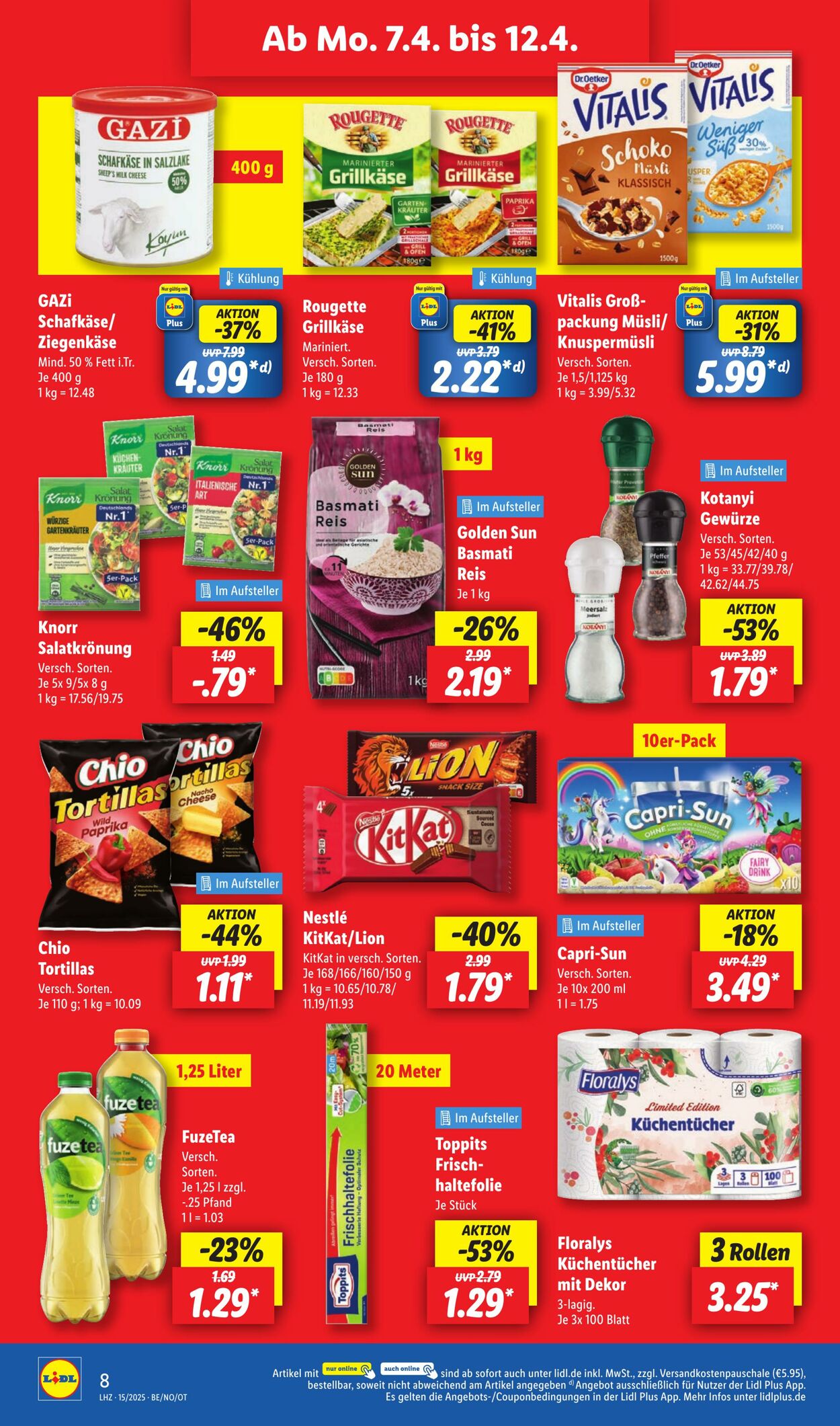 Prospekt Lidl 07.04.2025 - 12.04.2025