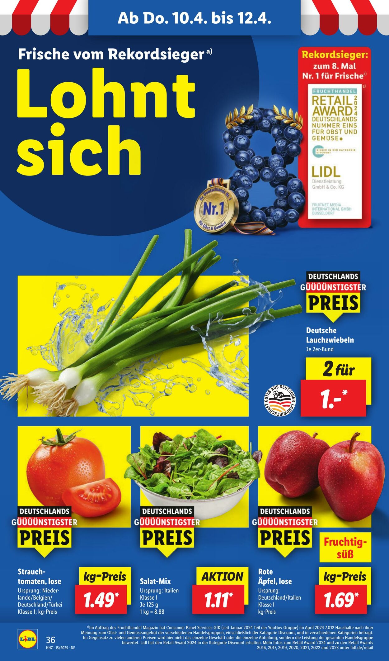 Prospekt Lidl 07.04.2025 - 12.04.2025