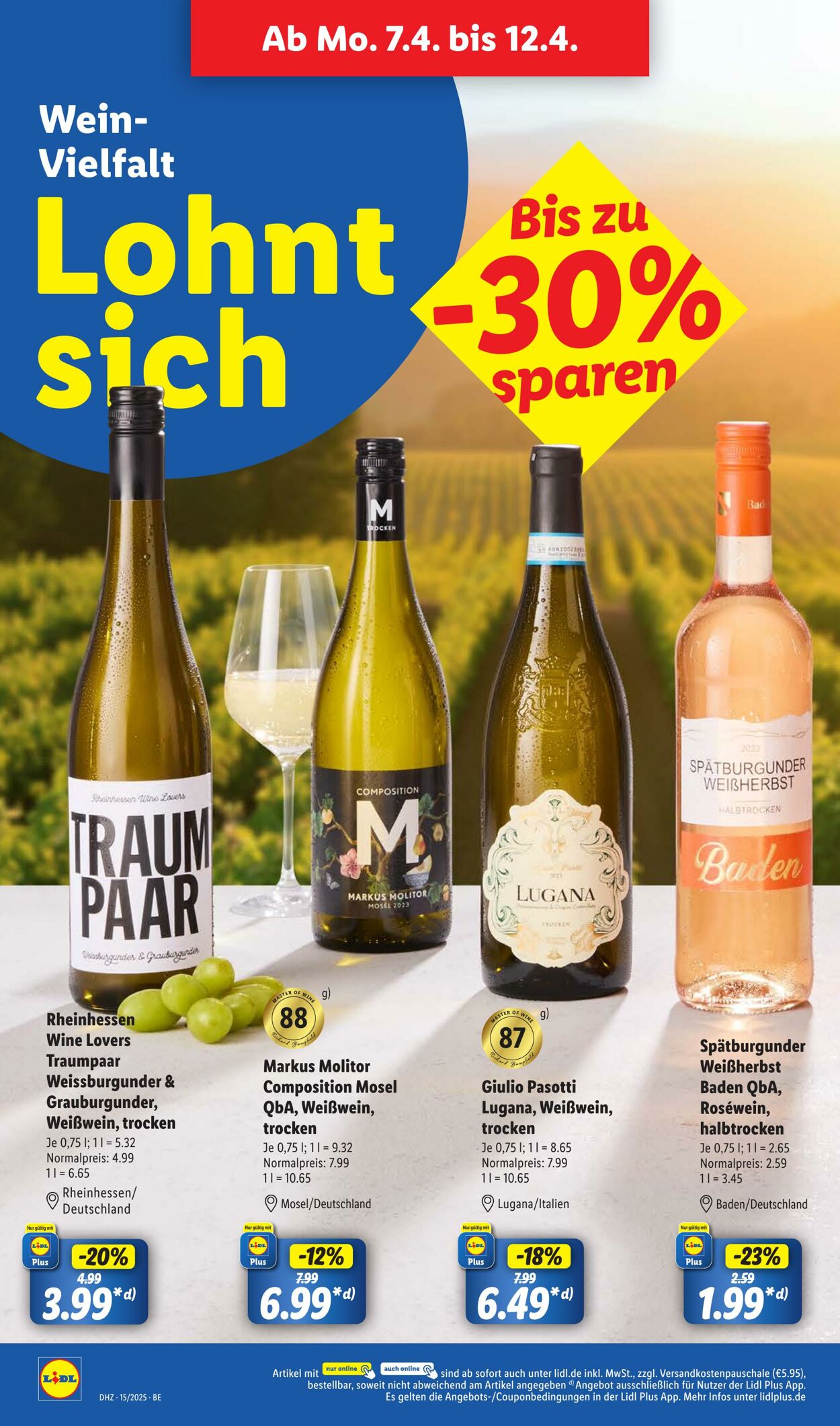 Prospekt Lidl 07.04.2025 - 12.04.2025