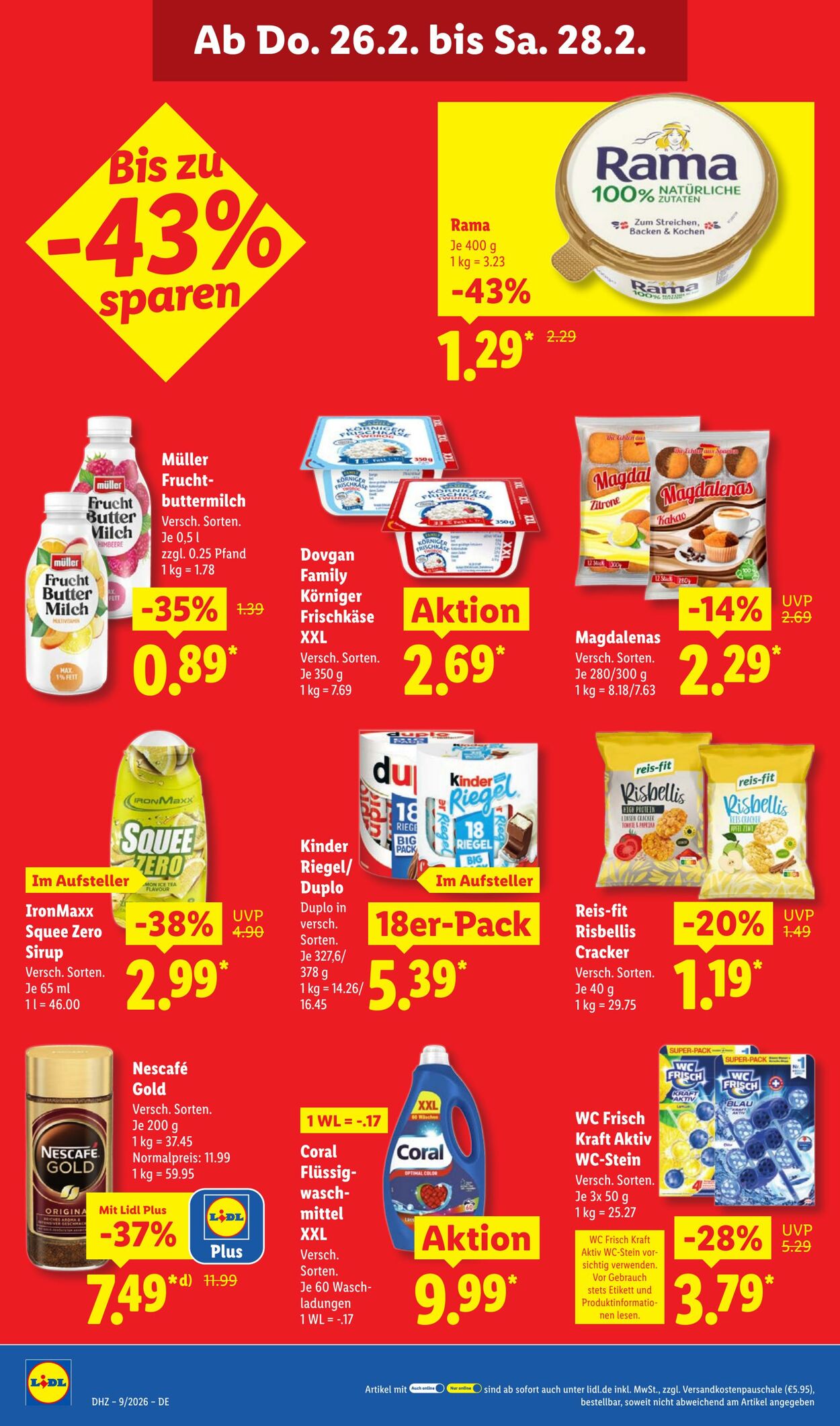 Prospekt Lidl 23.02.2026 - 28.02.2026