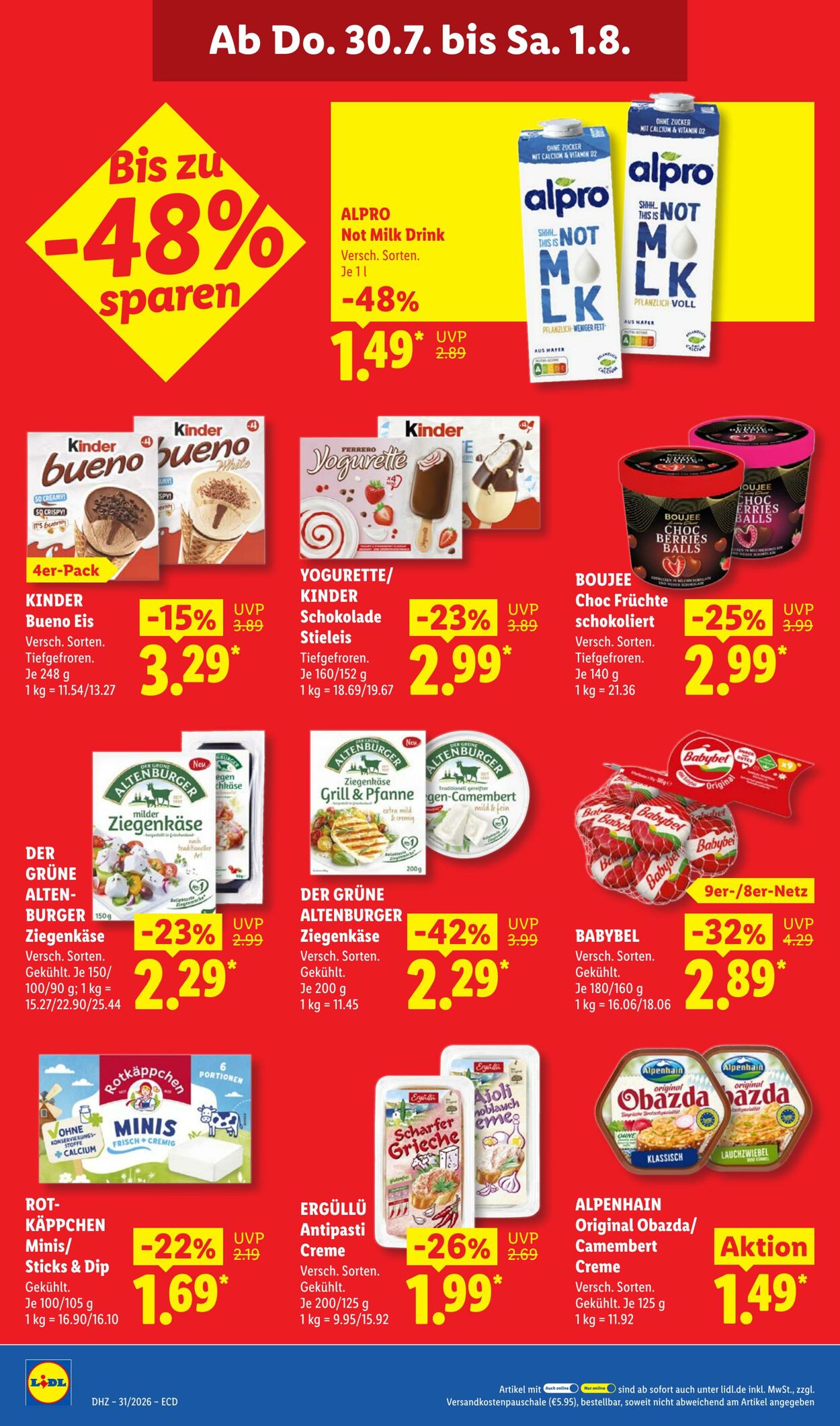 Prospekt Lidl 27.07.2026 - 01.08.2026