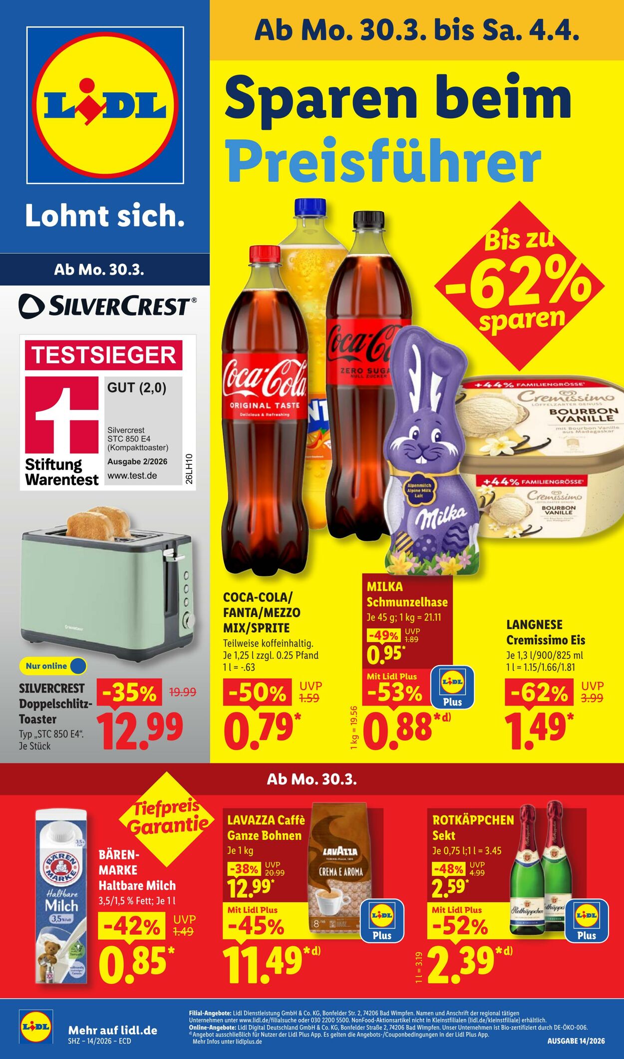 Prospekt Lidl 30.03.2026 - 04.04.2026