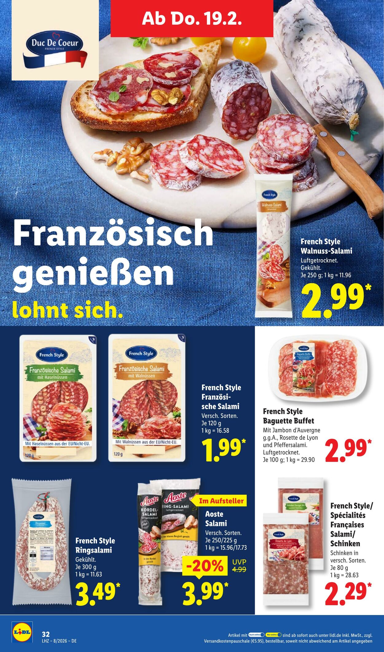Prospekt Lidl 16.02.2026 - 21.02.2026