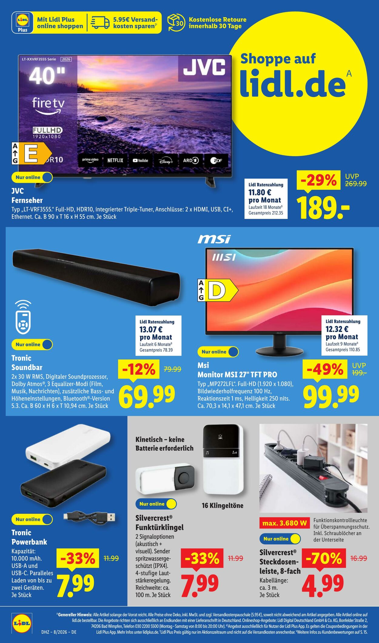 Prospekt Lidl 16.02.2026 - 21.02.2026