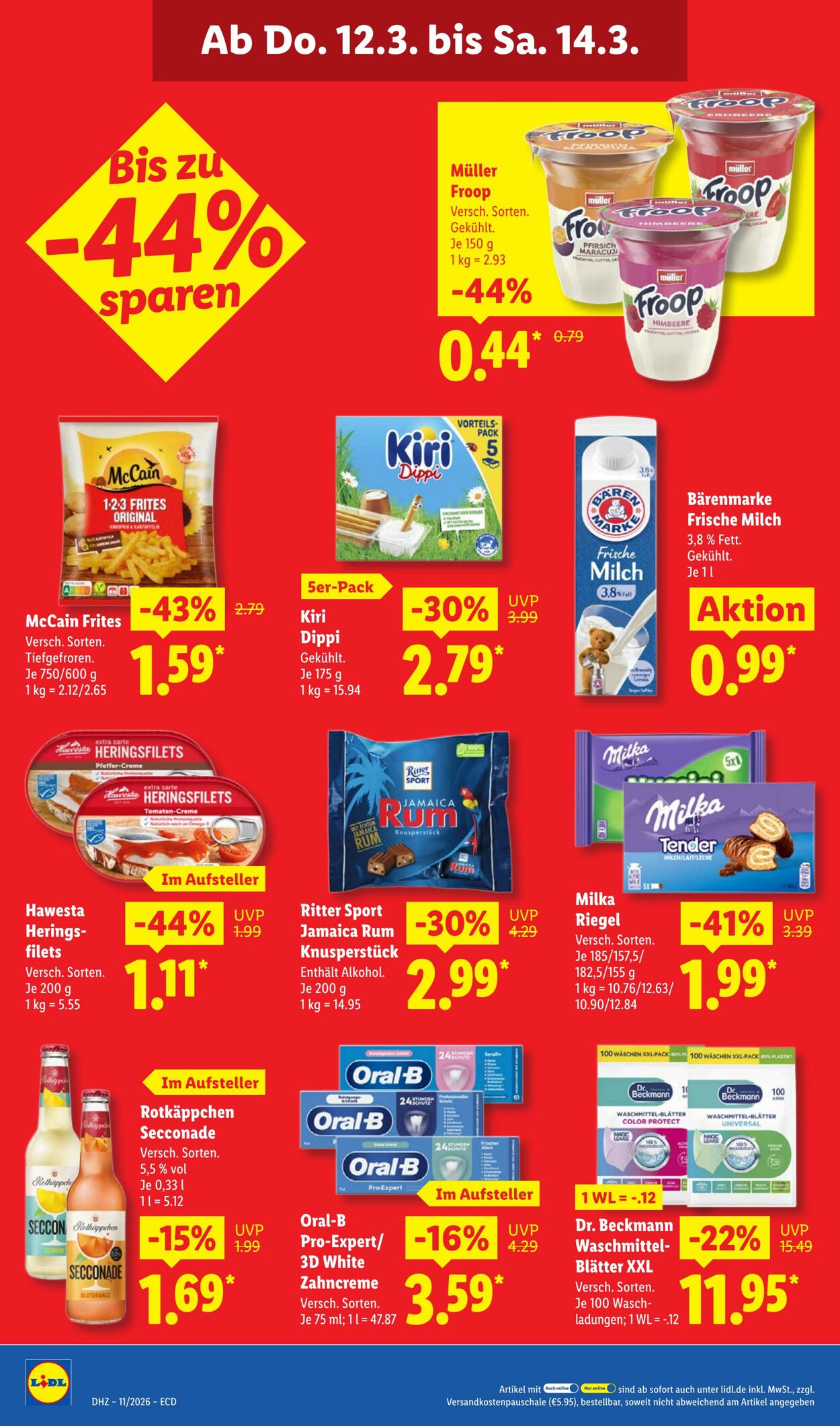 Prospekt Lidl 09.03.2026 - 14.03.2026