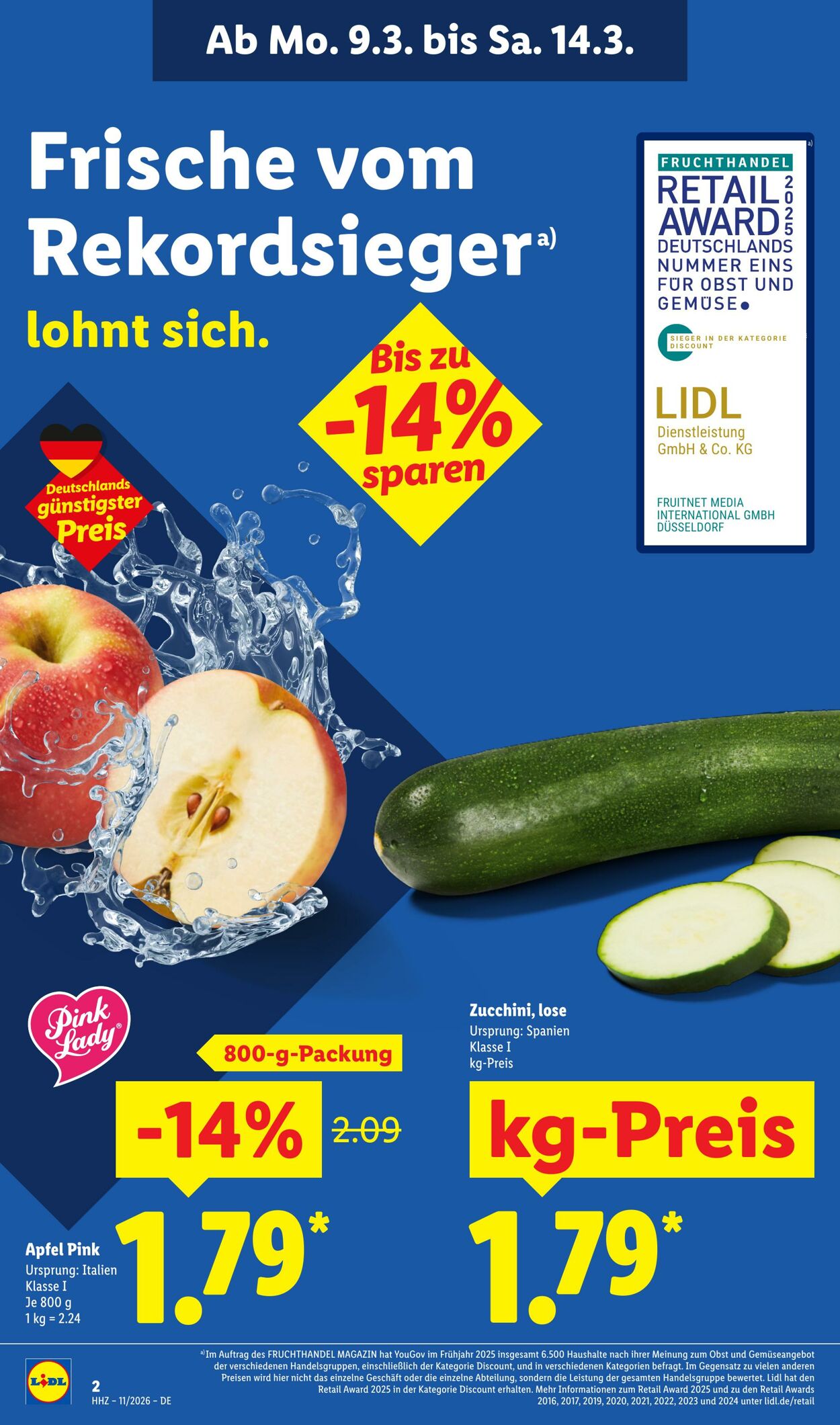 Prospekt Lidl 09.03.2026 - 14.03.2026