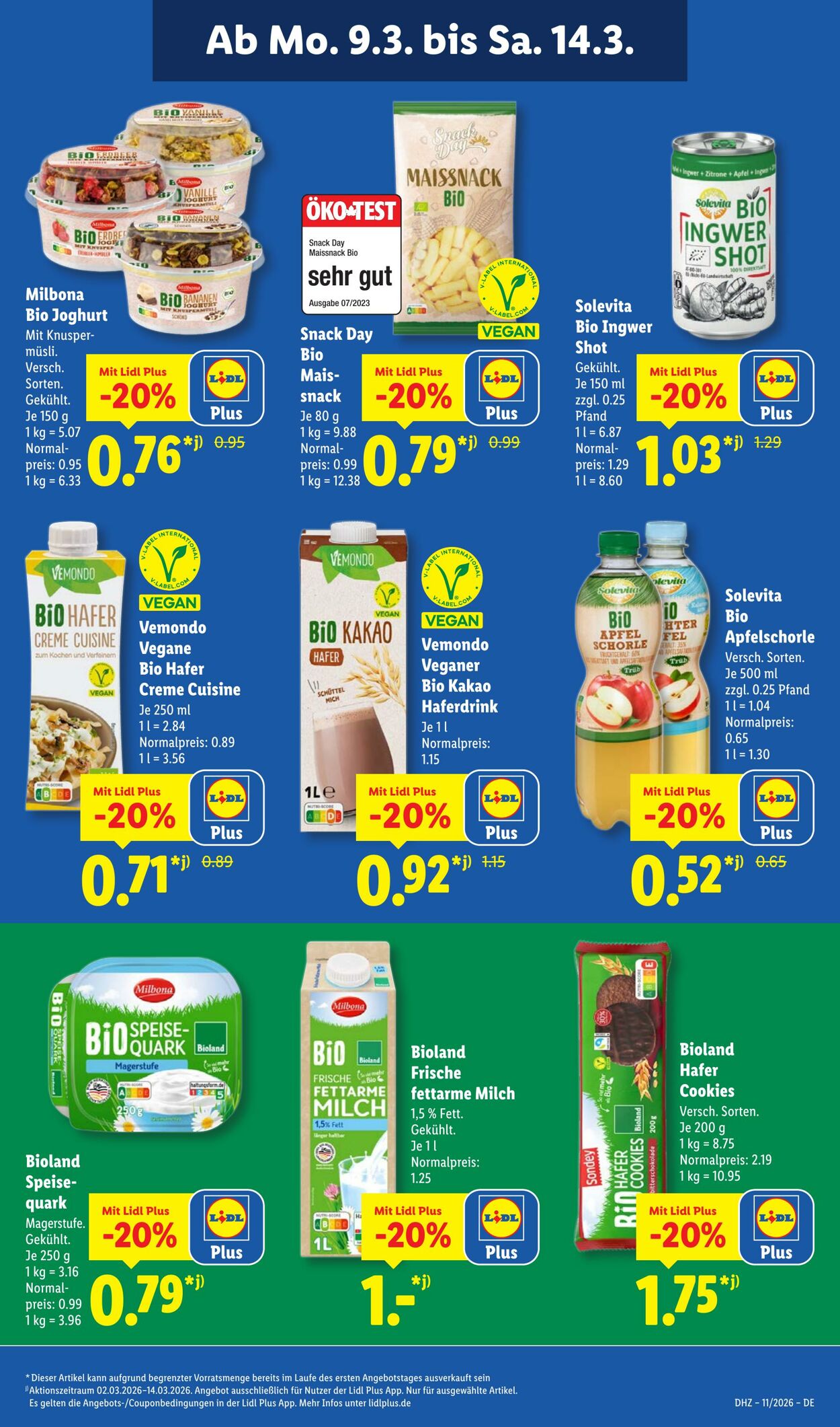 Prospekt Lidl 09.03.2026 - 14.03.2026