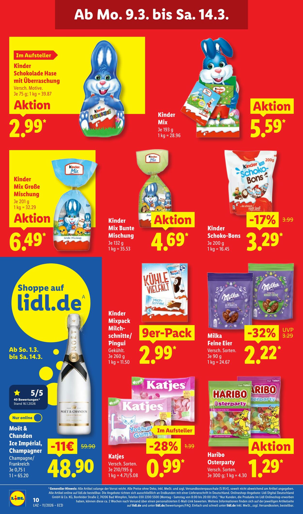Prospekt Lidl 09.03.2026 - 14.03.2026