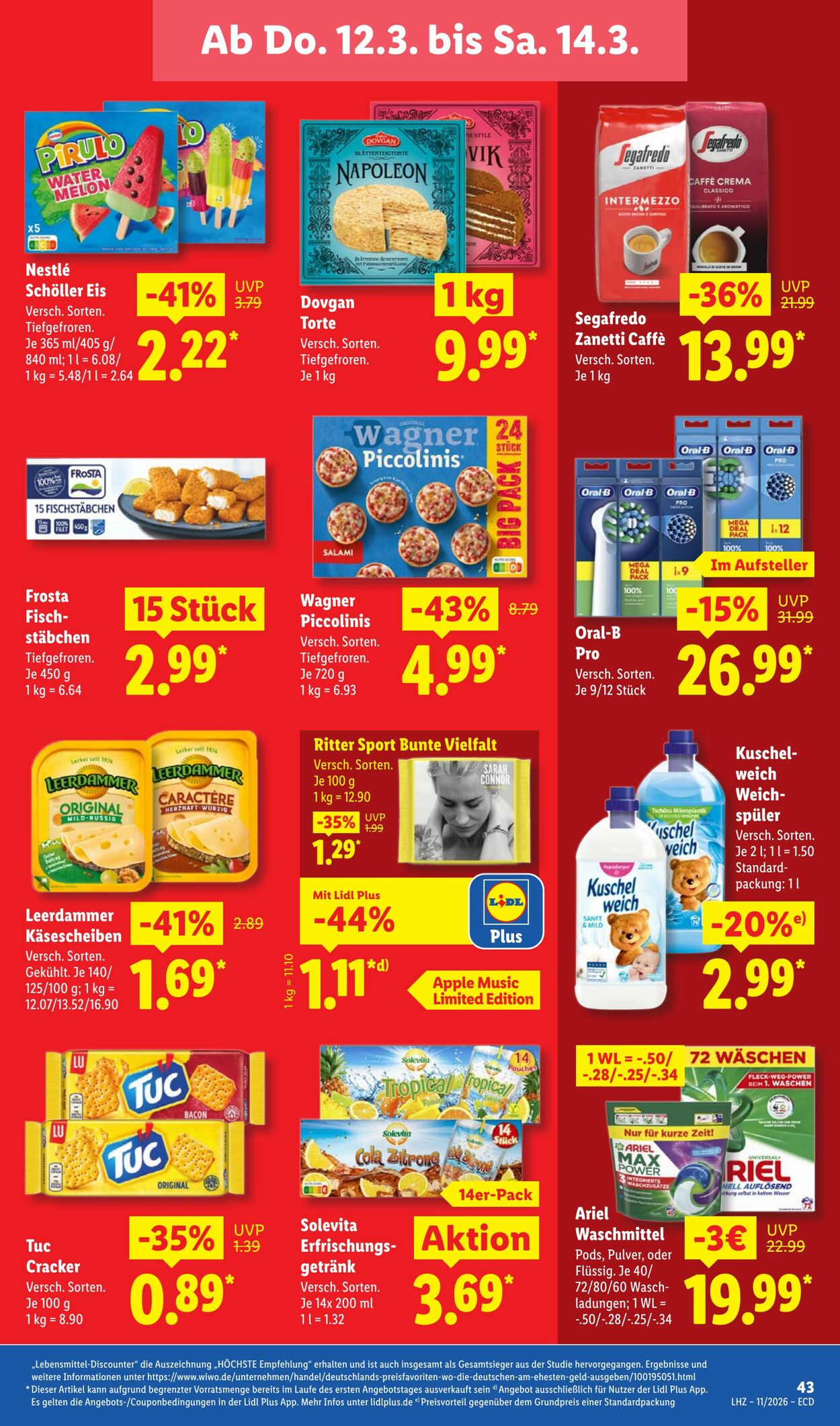 Prospekt Lidl 09.03.2026 - 14.03.2026