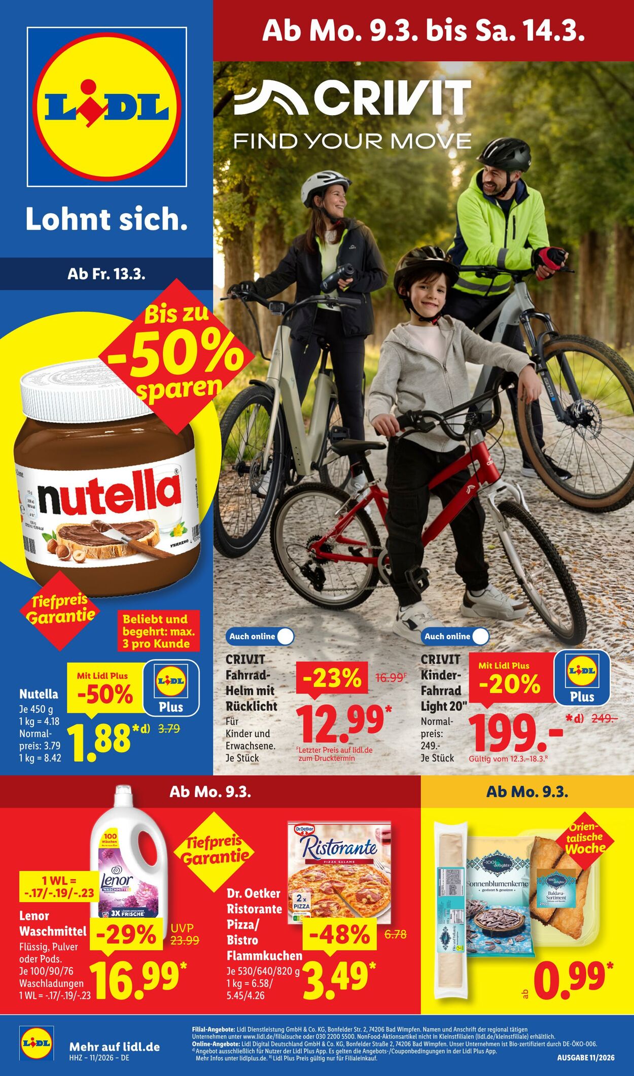 Prospekt Lidl - Aktionsprospekt 9 Mär, 2026 - 14 Mär, 2026