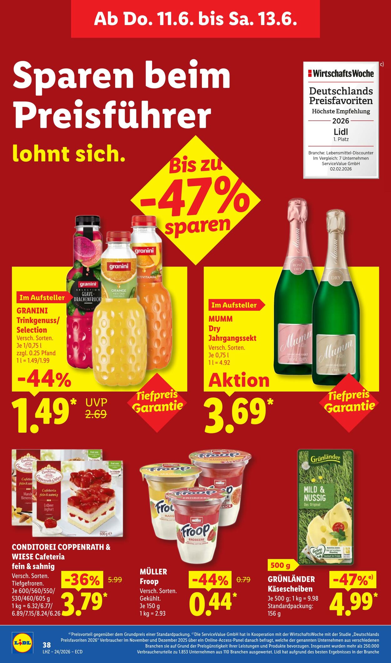 Prospekt Lidl 08.06.2026 - 13.06.2026