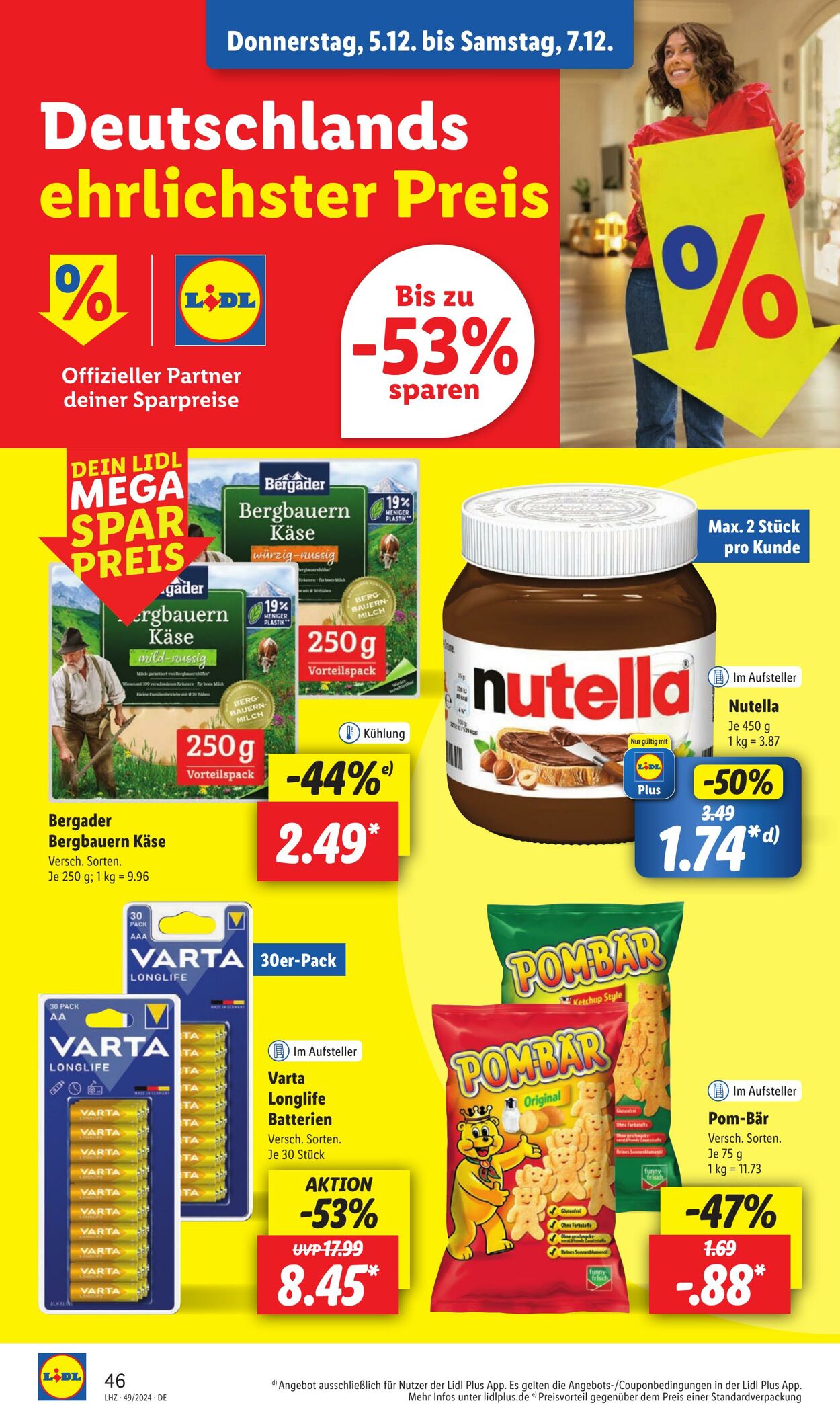 Prospekt Lidl 02.12.2024 - 07.12.2024