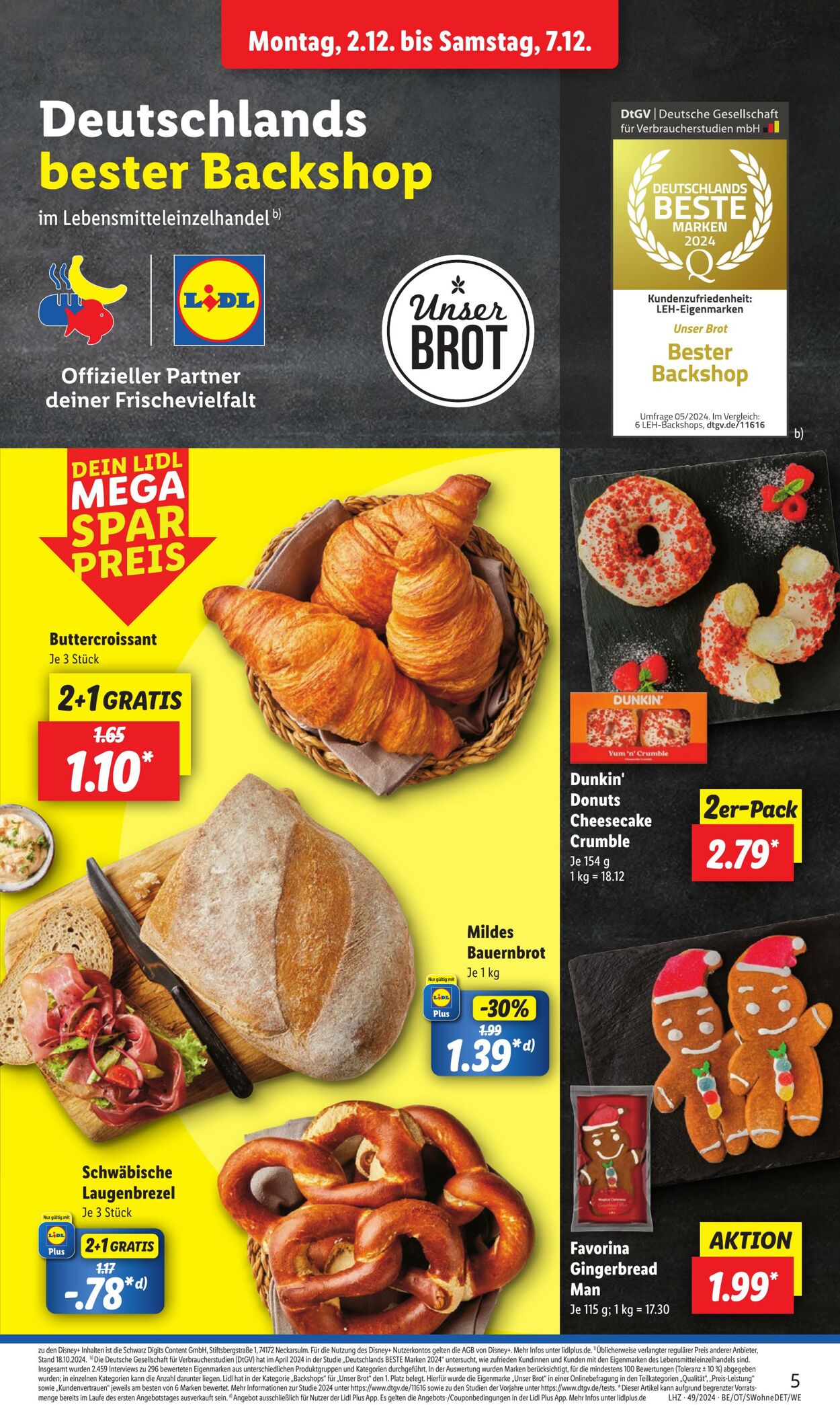 Prospekt Lidl 02.12.2024 - 07.12.2024