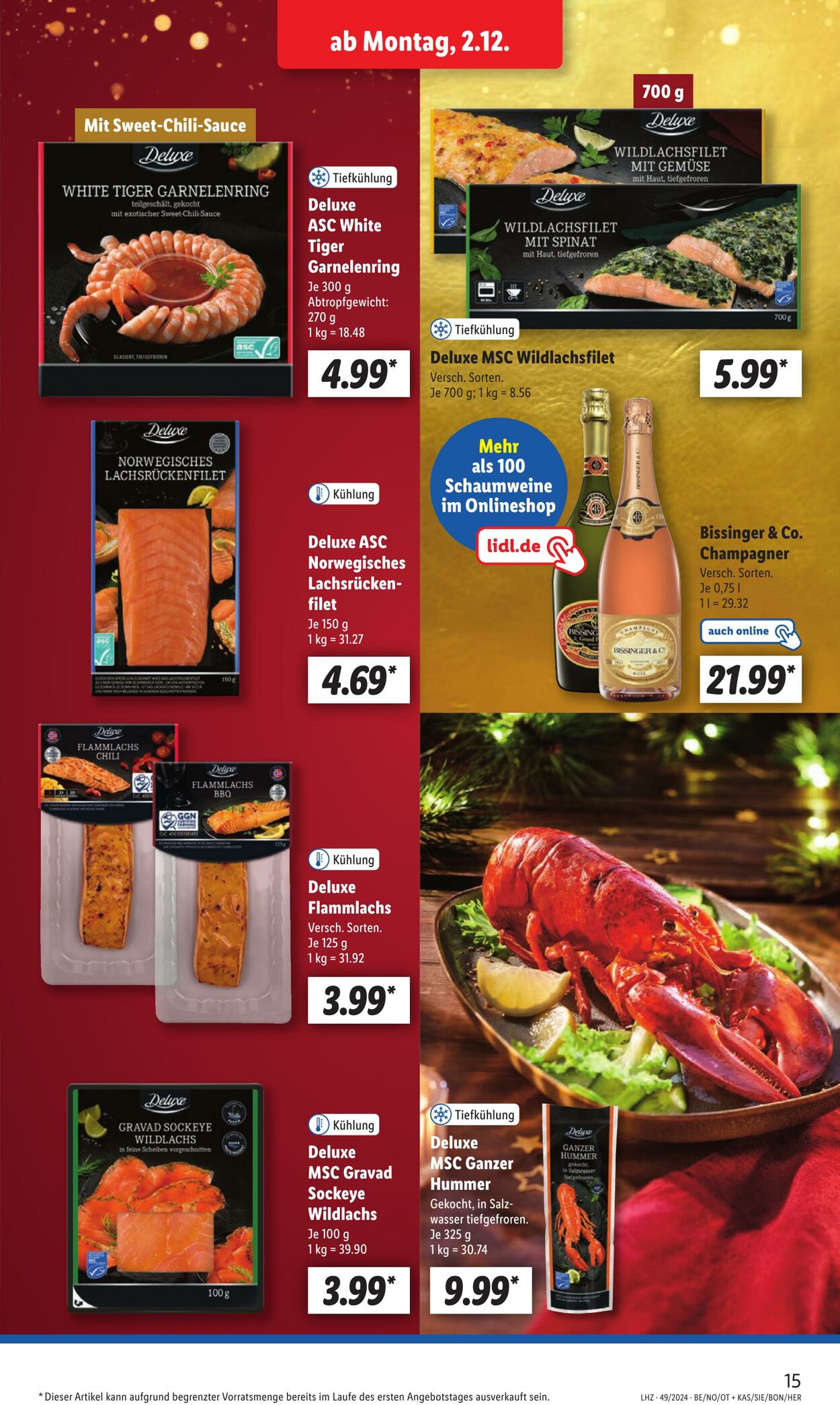 Prospekt Lidl 02.12.2024 - 07.12.2024