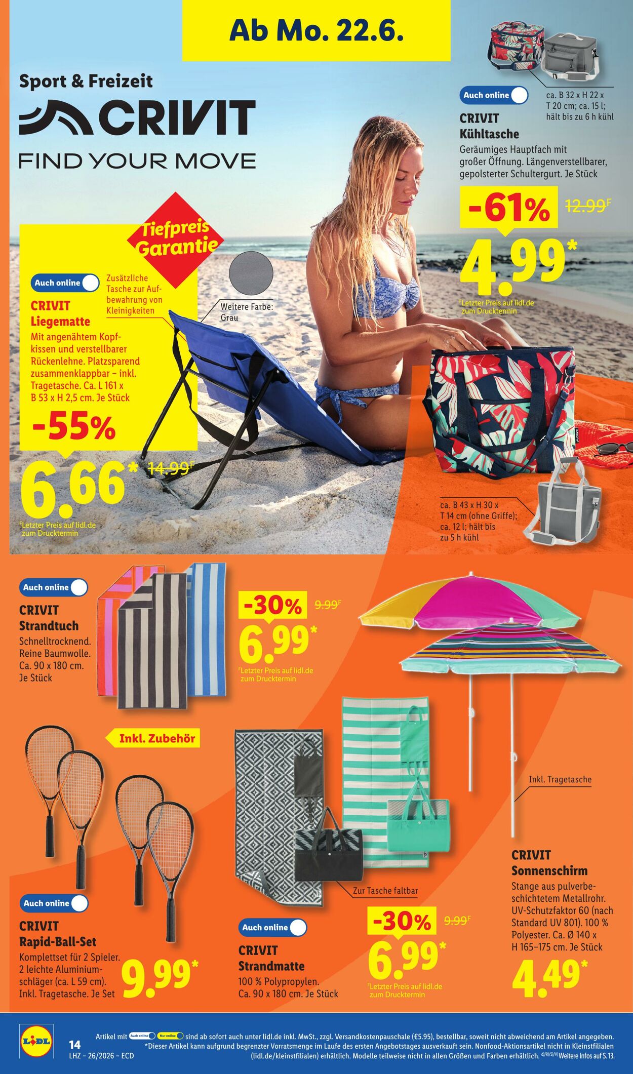 Prospekt Lidl 22.06.2026 - 27.06.2026