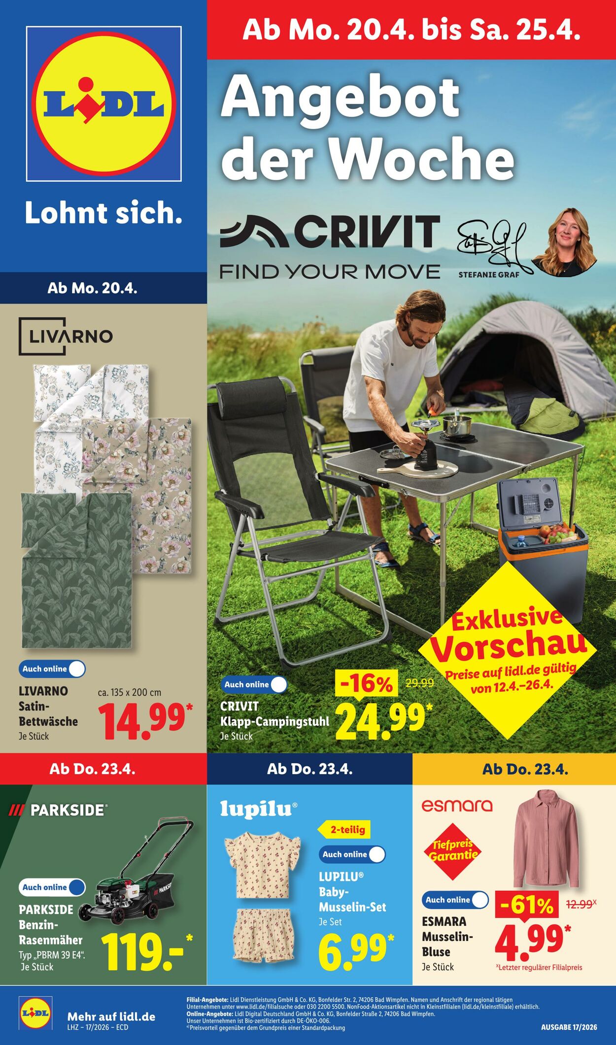 Prospekt Lidl 20.04.2026 - 25.04.2026