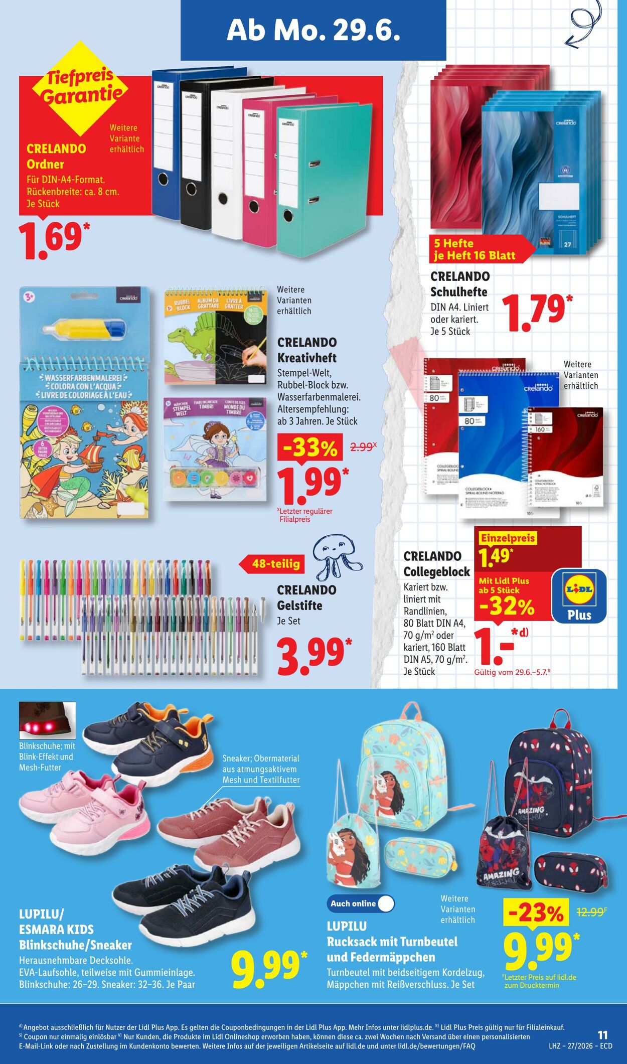 Prospekt Lidl 29.06.2026 - 04.07.2026