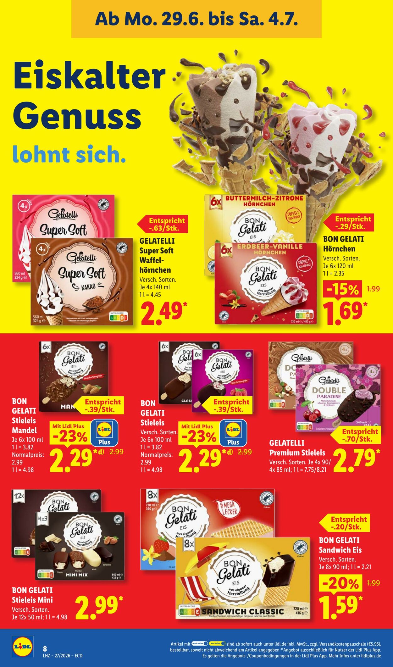 Prospekt Lidl 29.06.2026 - 04.07.2026