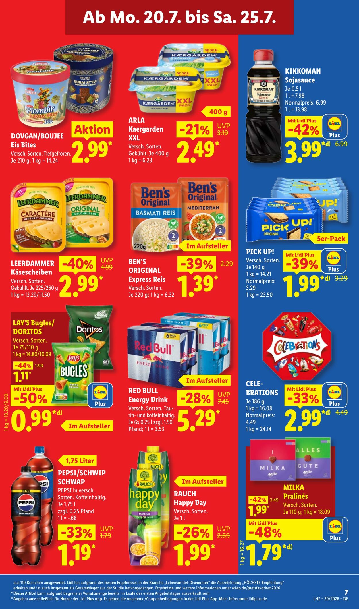 Prospekt Lidl 20.07.2026 - 25.07.2026