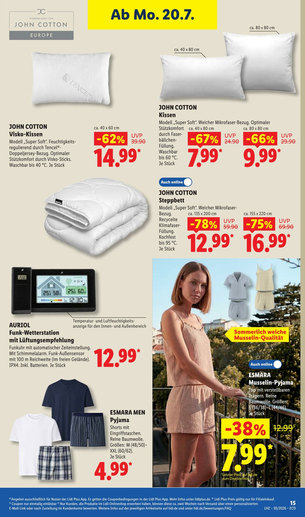 Prospekt Lidl 20.07.2026 - 25.07.2026