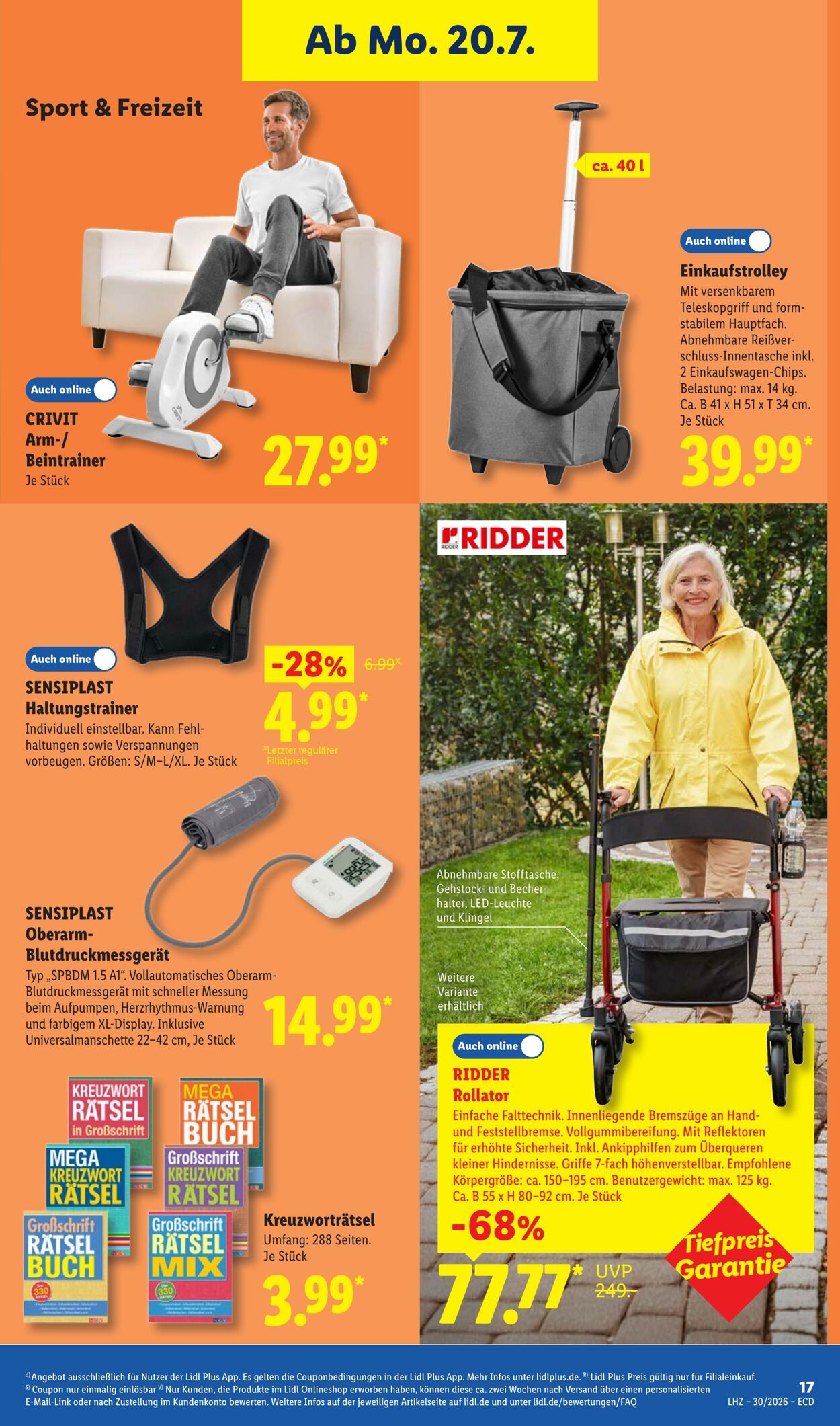 Prospekt Lidl 20.07.2026 - 25.07.2026