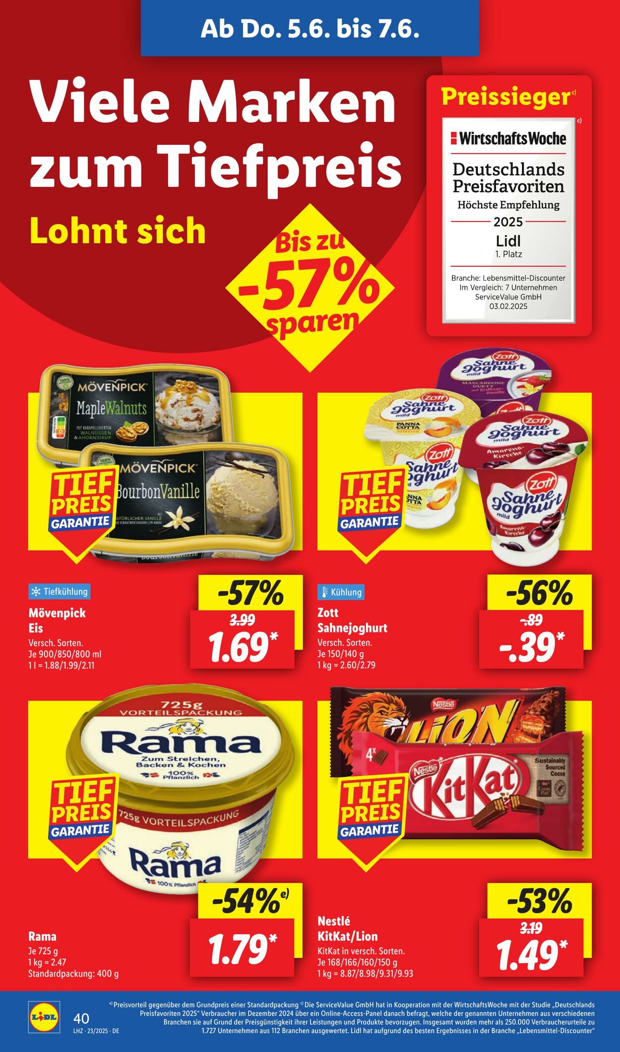Prospekt Lidl 02.06.2025 - 07.06.2025