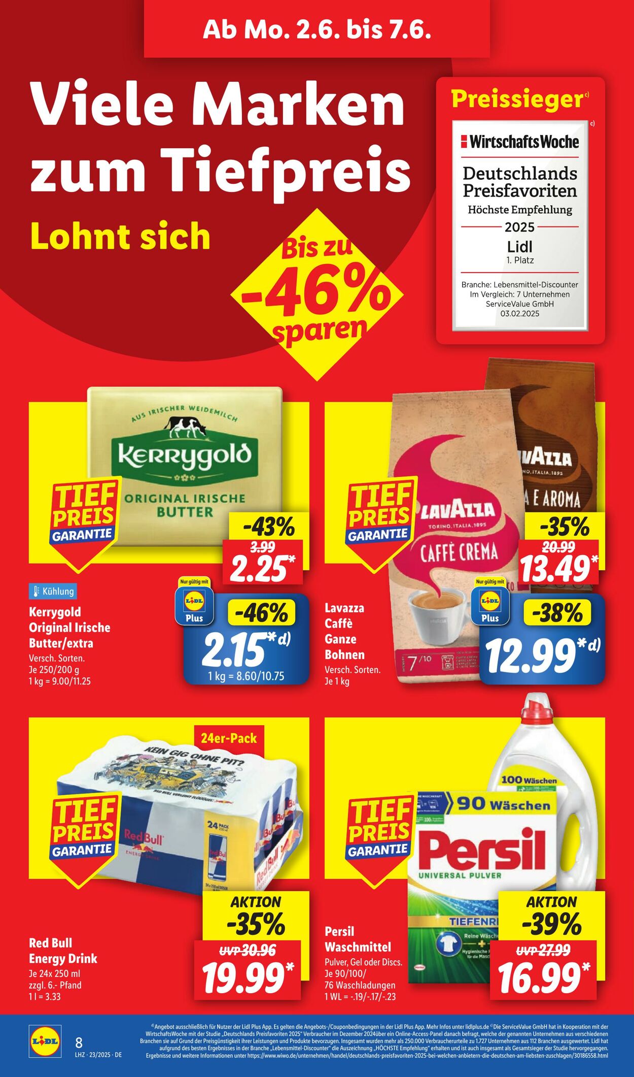 Prospekt Lidl 02.06.2025 - 07.06.2025