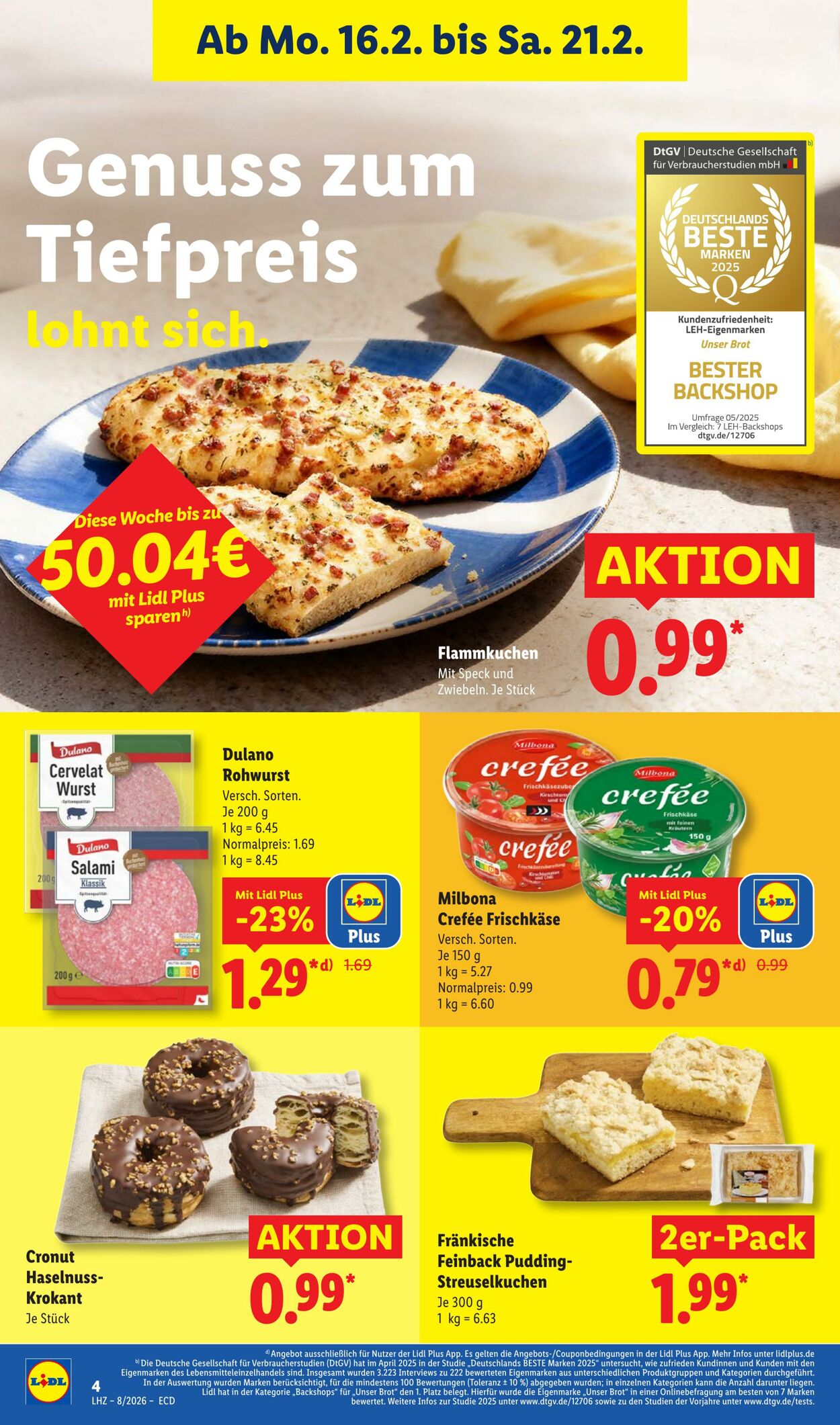 Prospekt Lidl 16.02.2026 - 21.02.2026