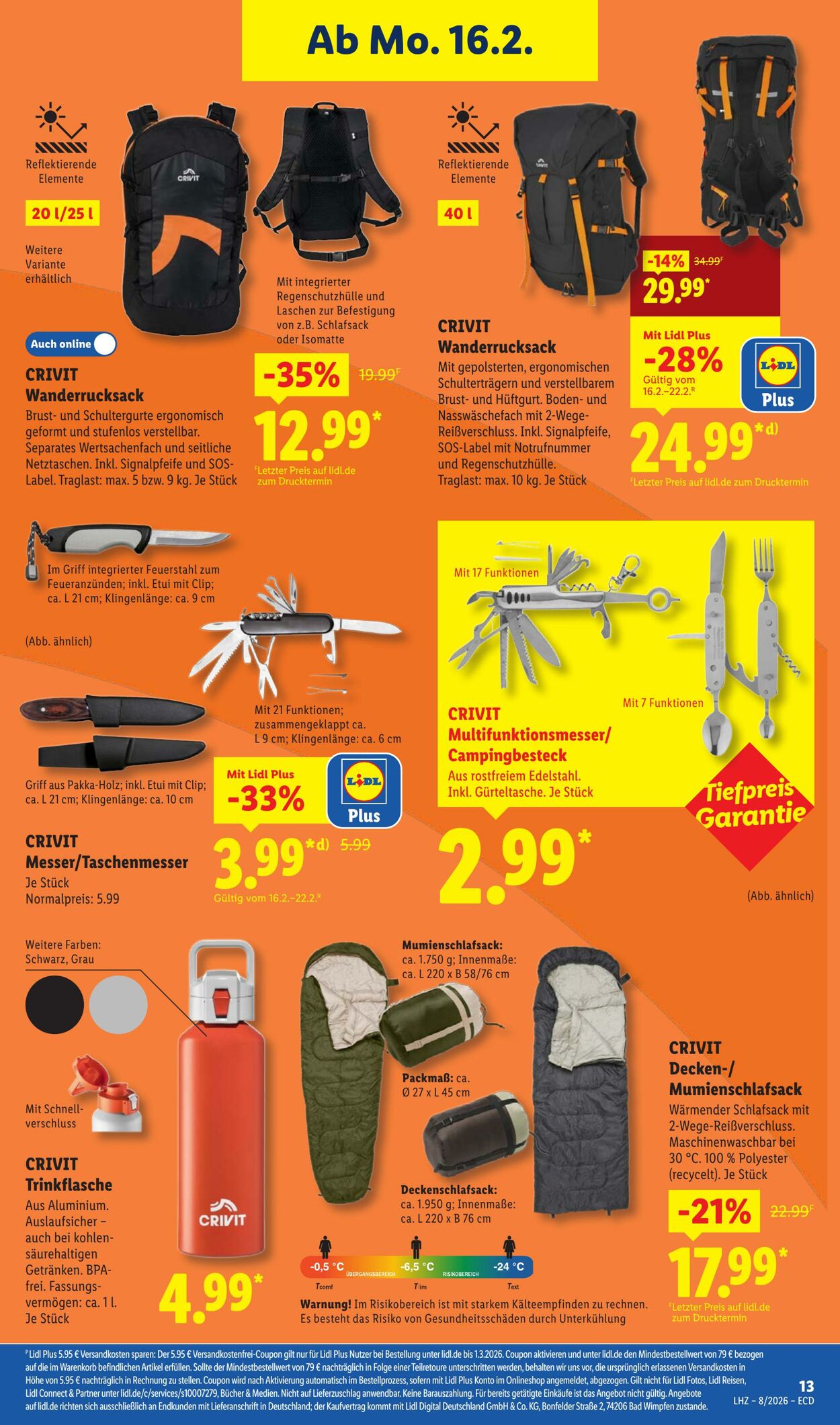 Prospekt Lidl 16.02.2026 - 21.02.2026