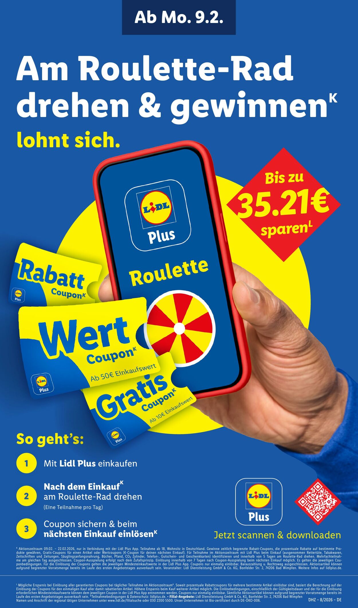 Prospekt Lidl 16.02.2026 - 21.02.2026