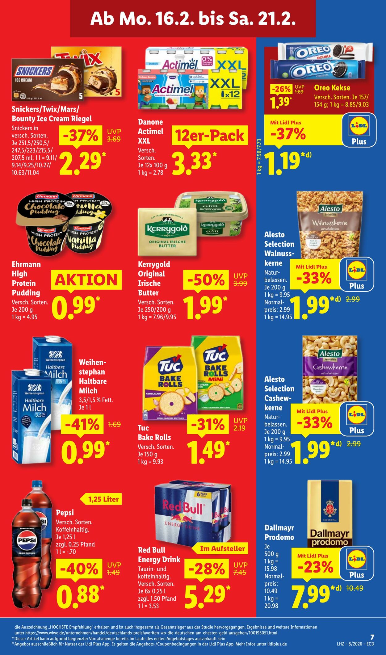 Prospekt Lidl 16.02.2026 - 21.02.2026