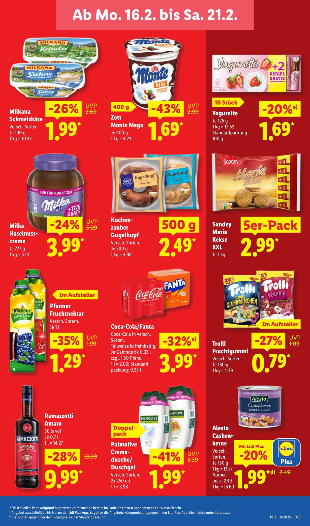 Prospekt Lidl 16.02.2026 - 21.02.2026