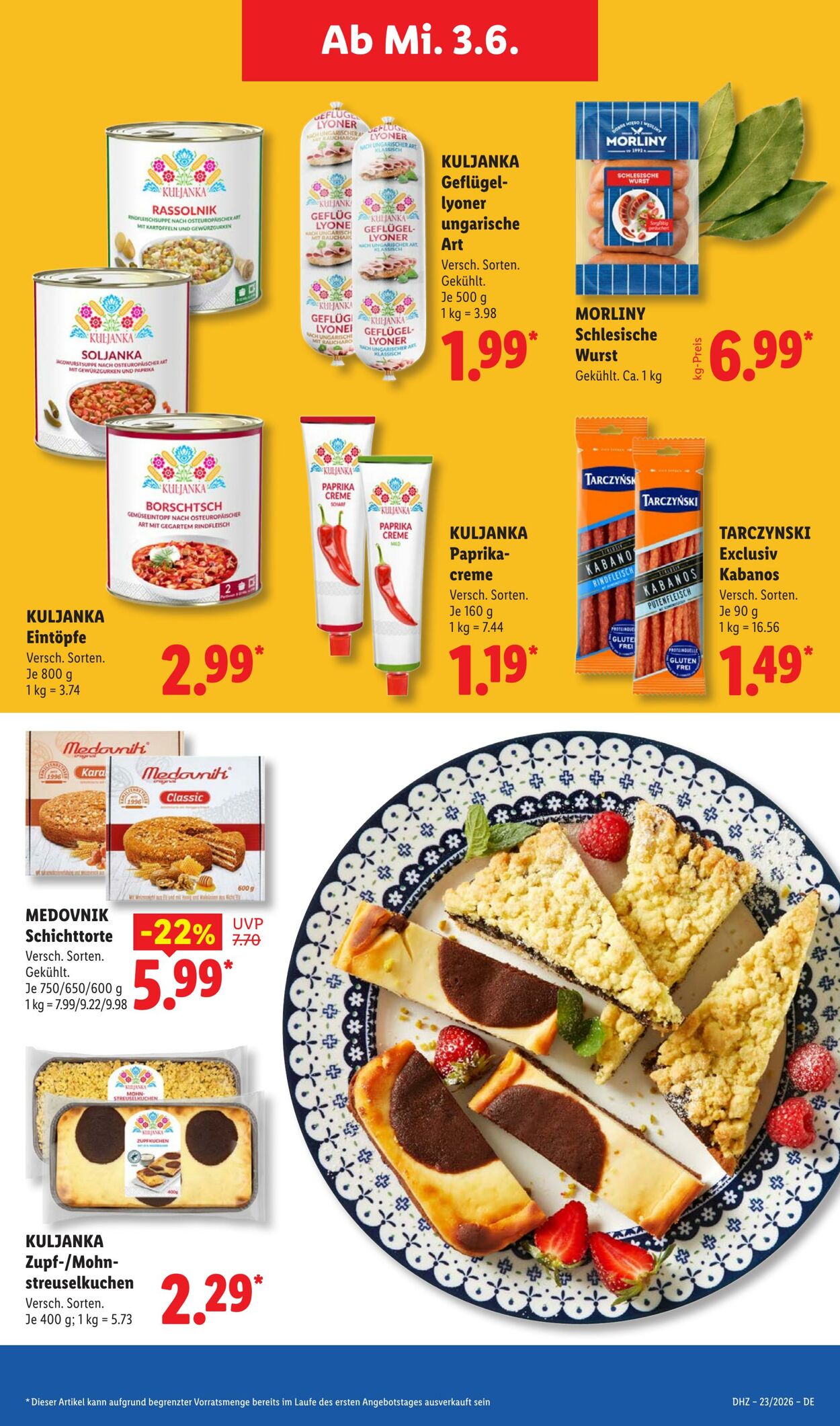 Prospekt Lidl 01.06.2026 - 06.06.2026
