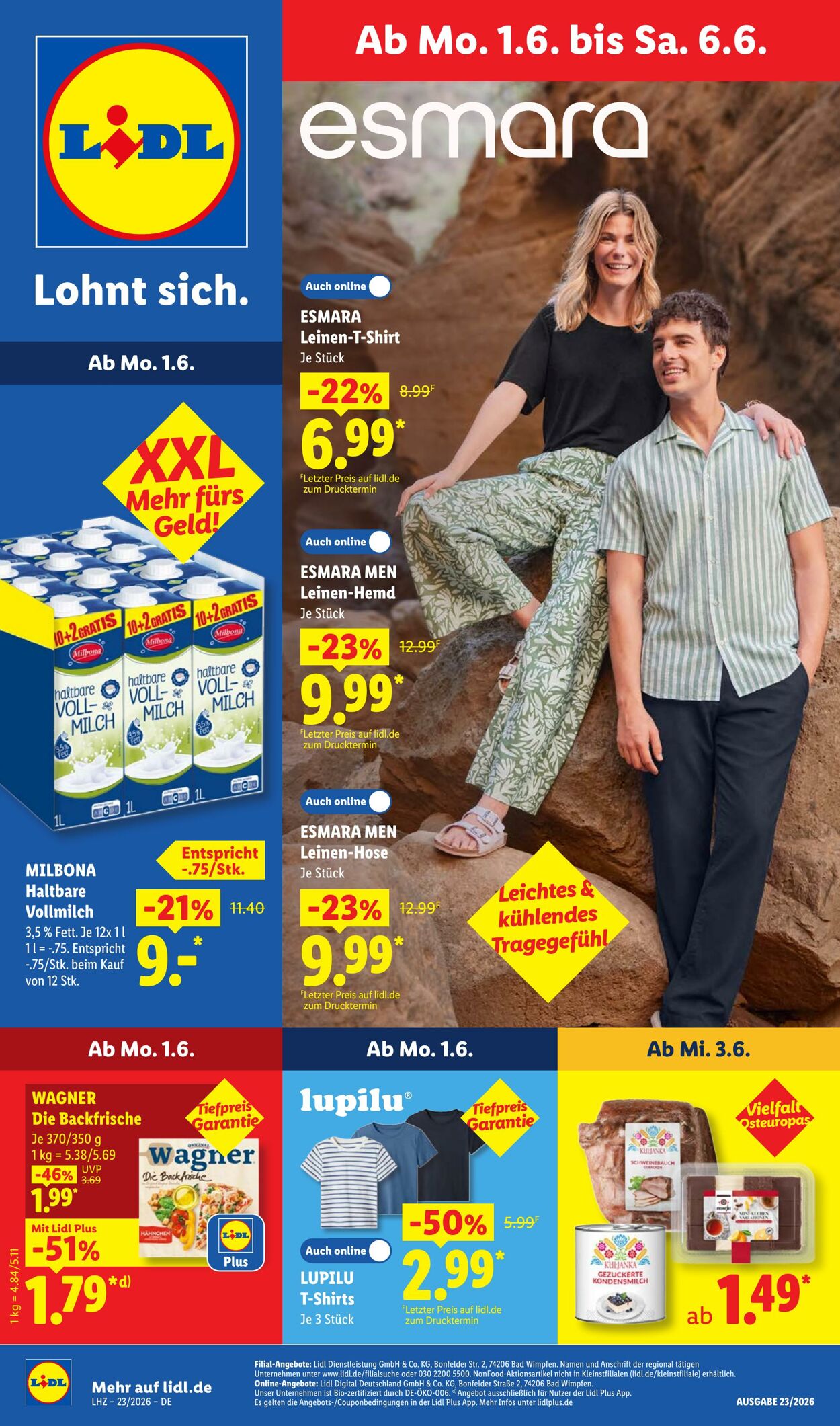 Prospekt Lidl 01.06.2026 - 06.06.2026