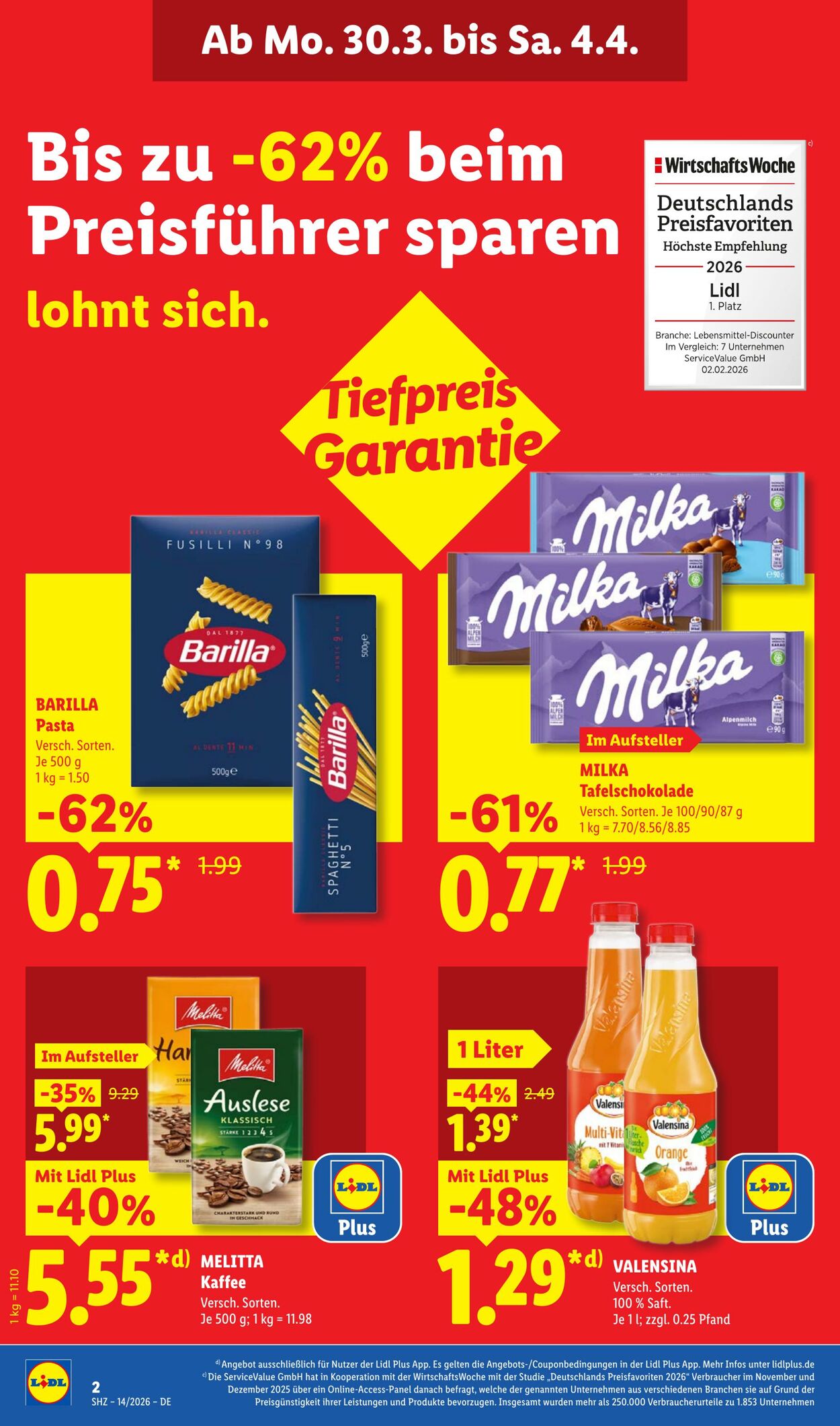 Prospekt Lidl 30.03.2026 - 04.04.2026